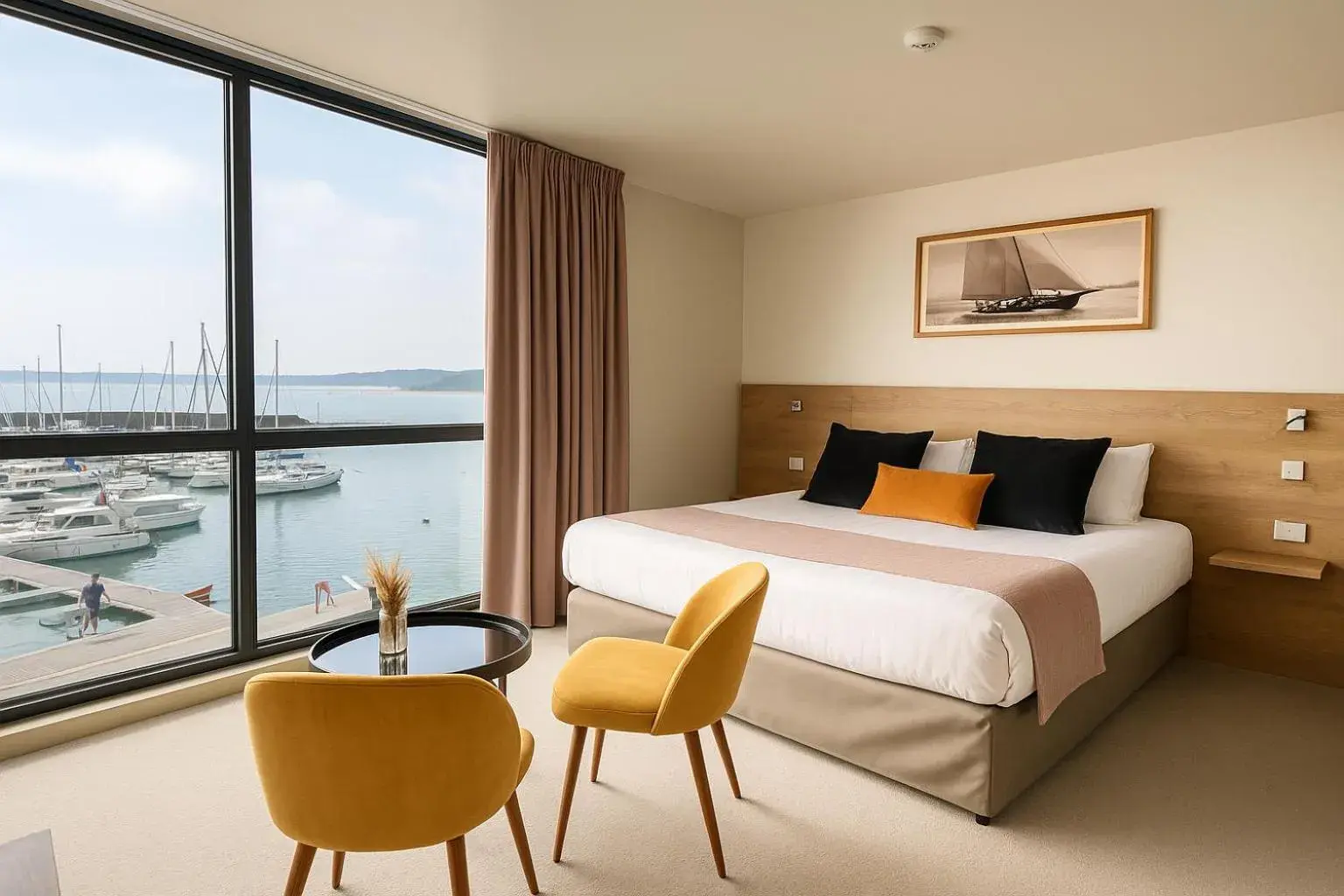 Superior Room with Sea View in Le Nautica Hôtel Superior Room with Sea View in Le Nautica Hôtel