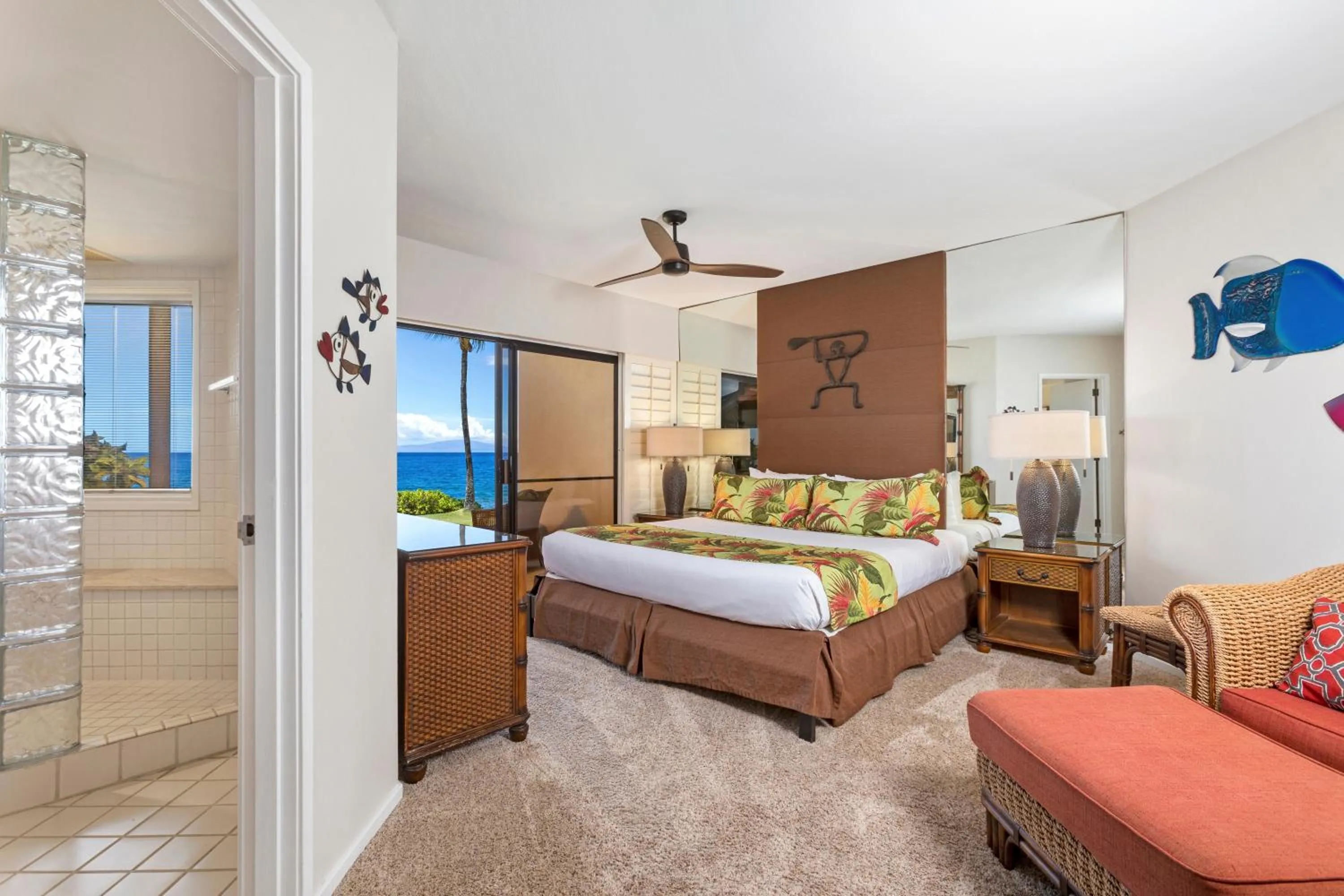 Bed in Makena Surf- CoralTree Residence Collection