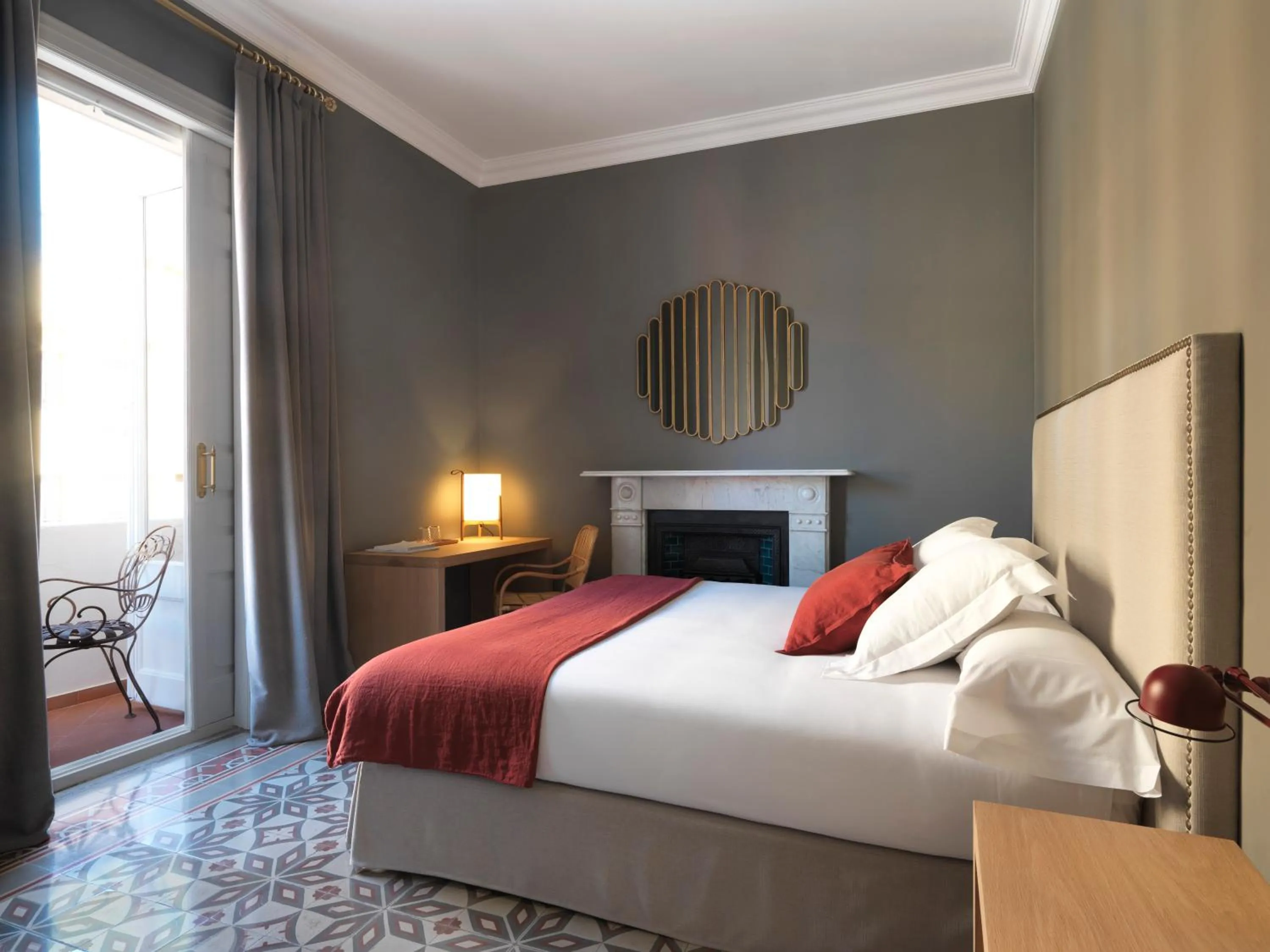 Balcony/Terrace, Bed in Casa Vincke Hotel