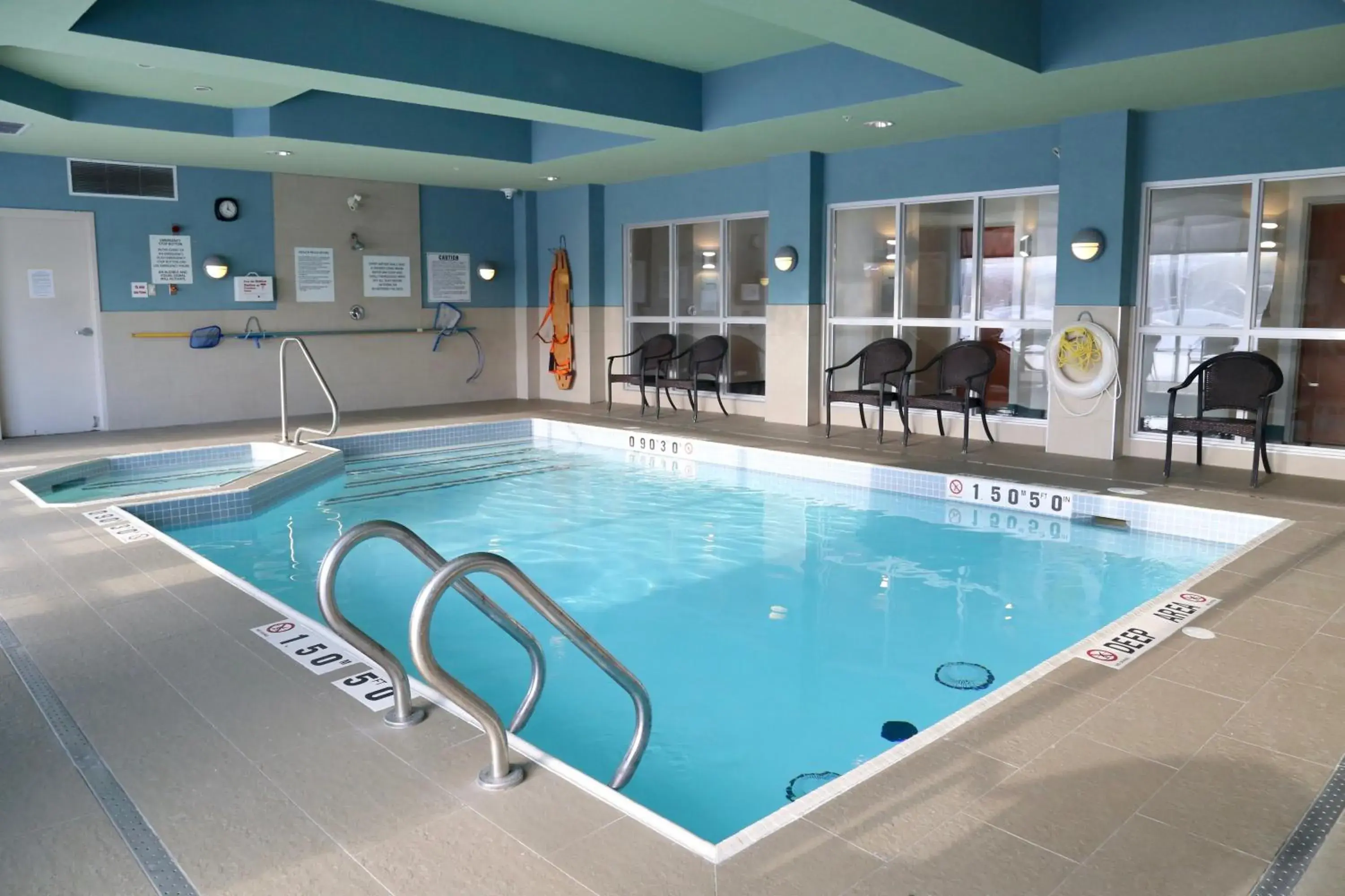 Swimming pool in Holiday Inn Express Brampton by IHG Swimming pool in Holiday Inn Express Brampton by IHG