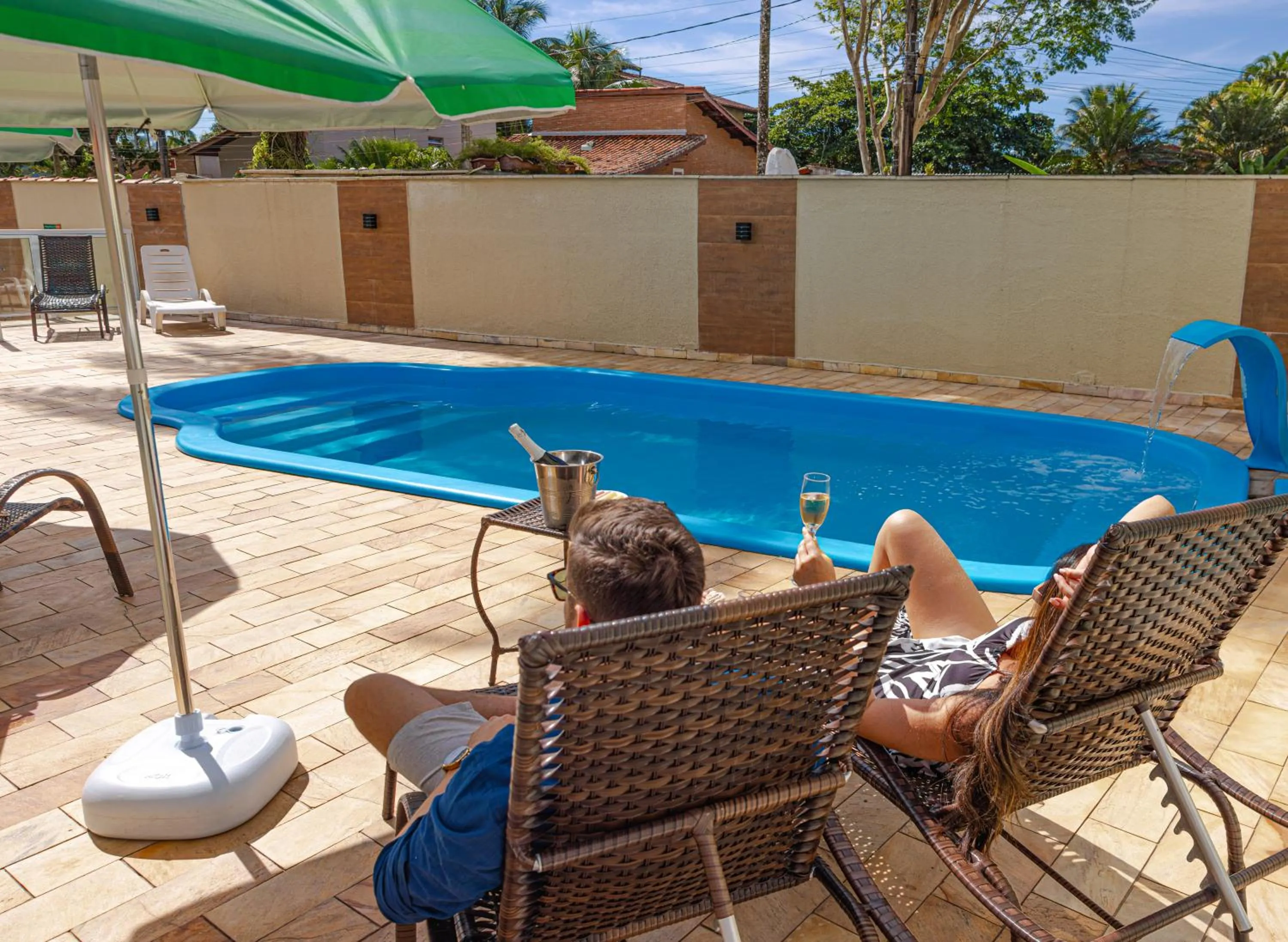 Swimming pool in Ubatuba Eco Hotel