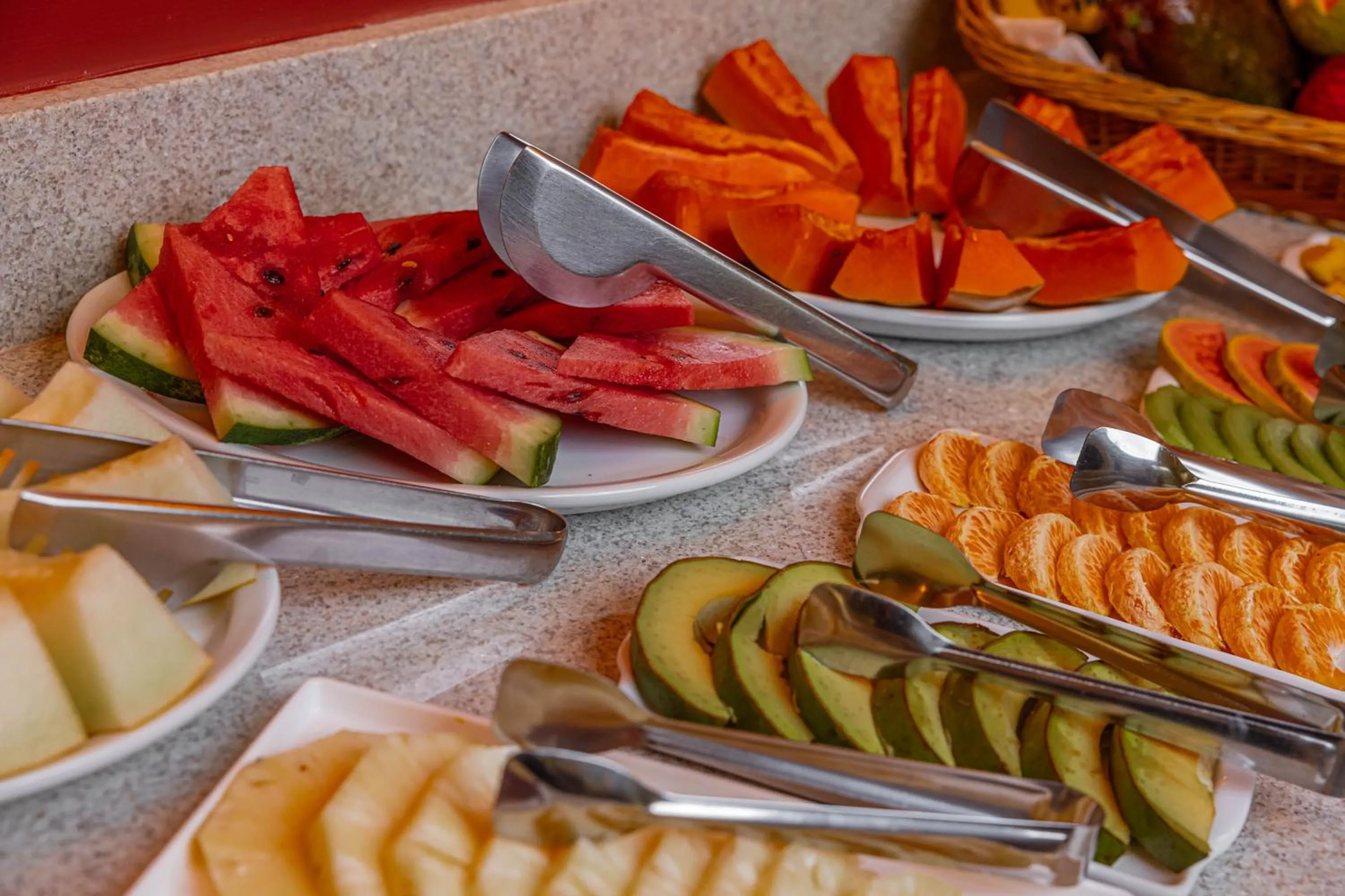 Continental breakfast in Ubatuba Eco Hotel