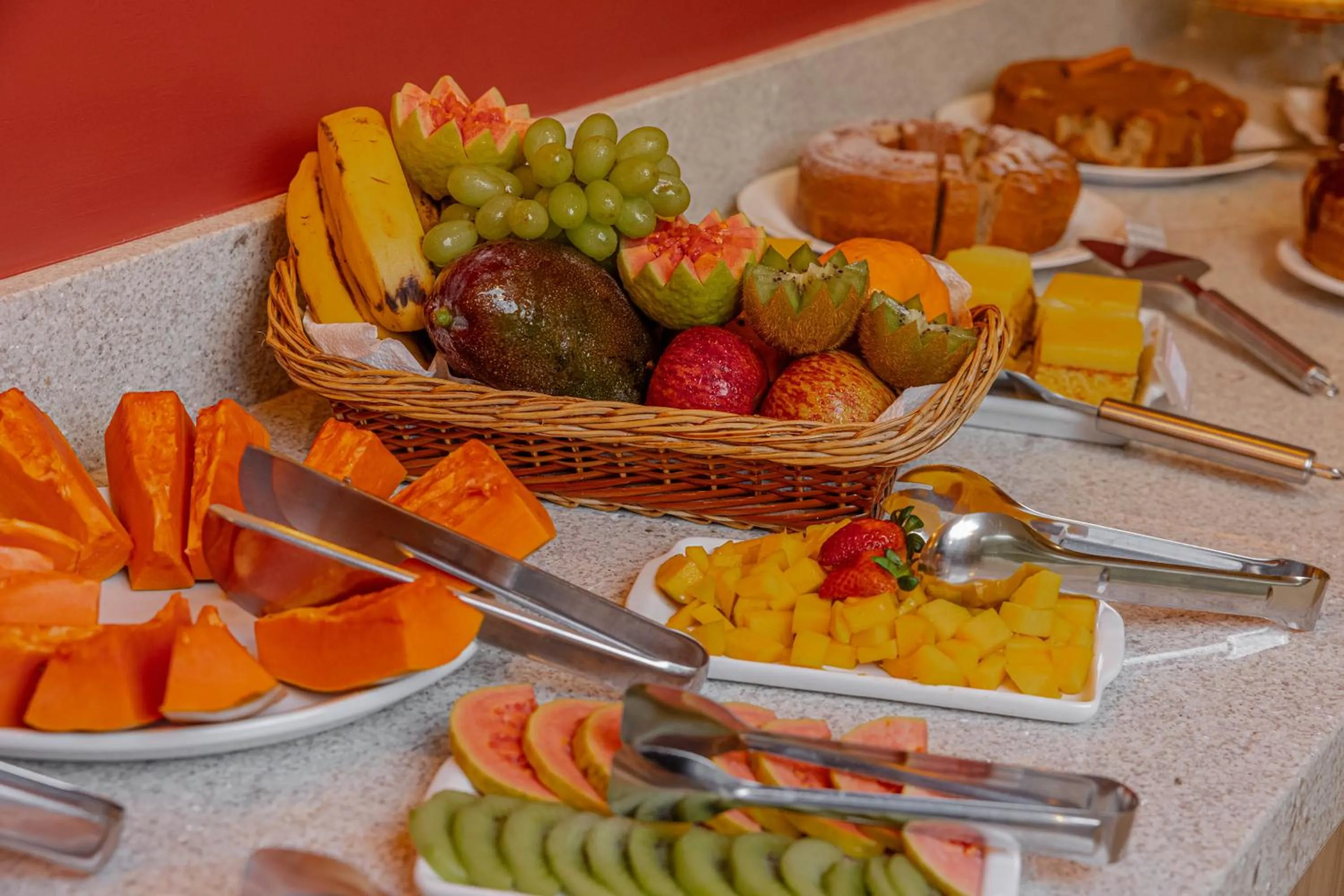 Continental breakfast in Ubatuba Eco Hotel