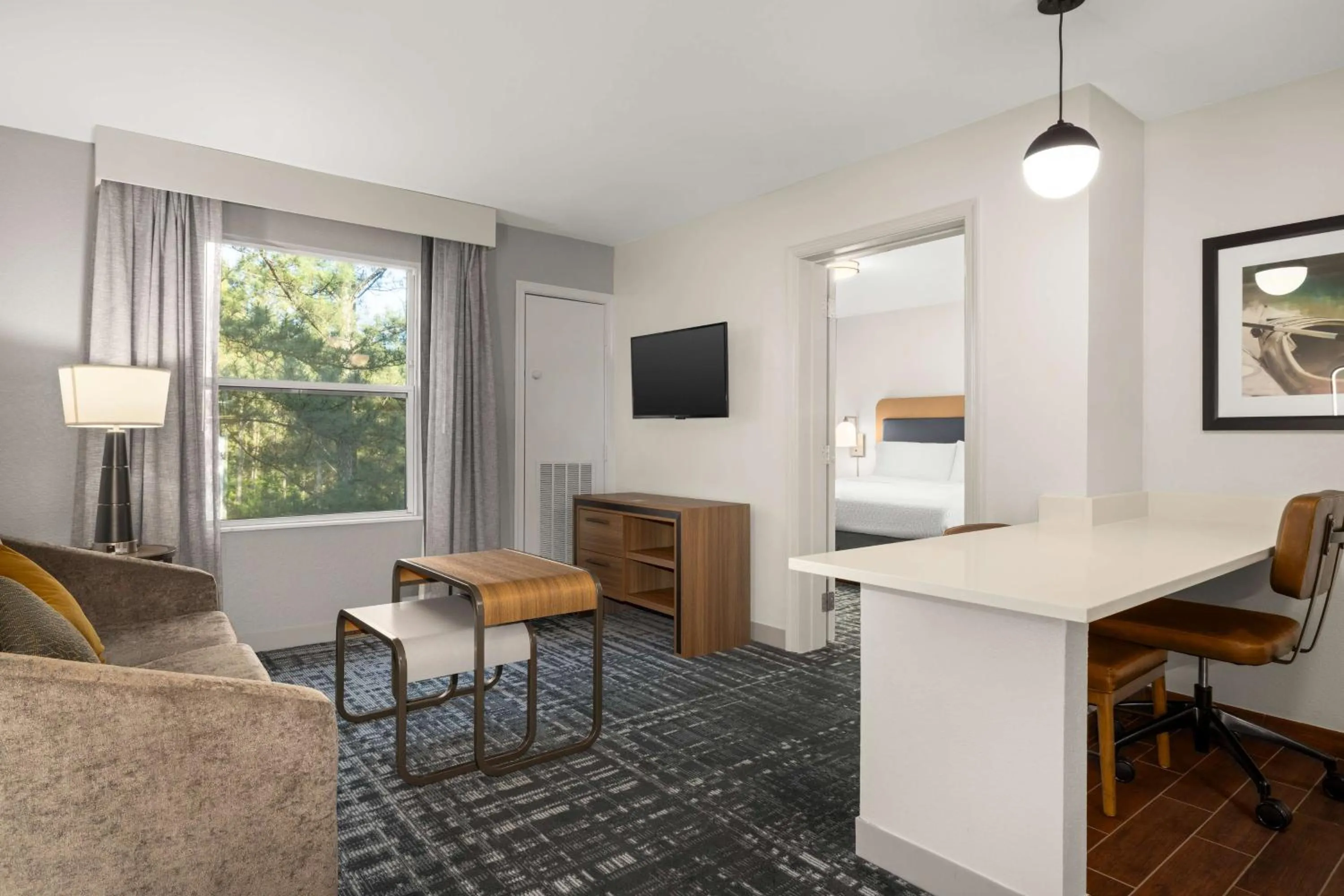 Living room in Homewood Suites by Hilton Atlanta-Alpharetta