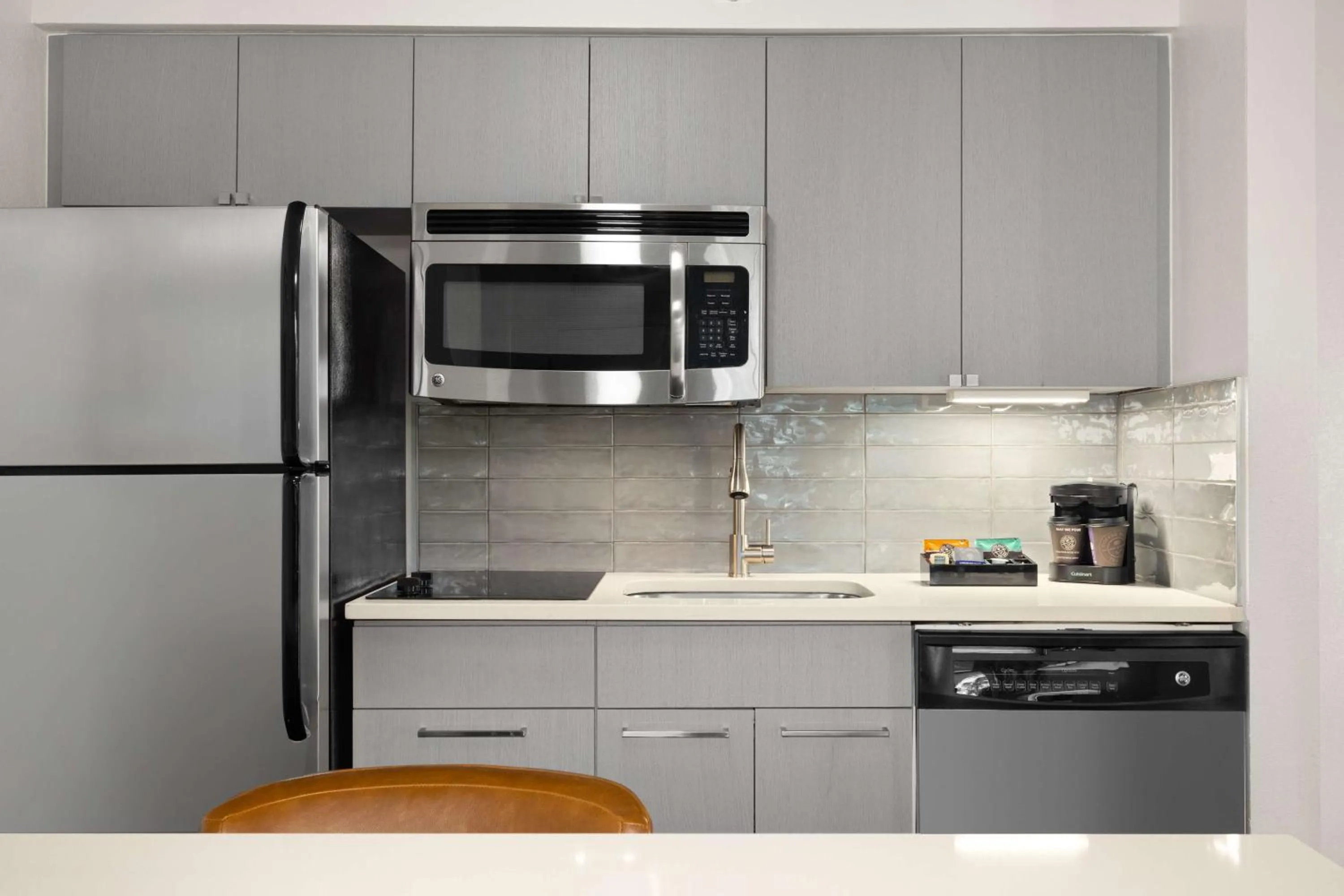 Kitchen or kitchenette in Homewood Suites by Hilton Atlanta-Alpharetta