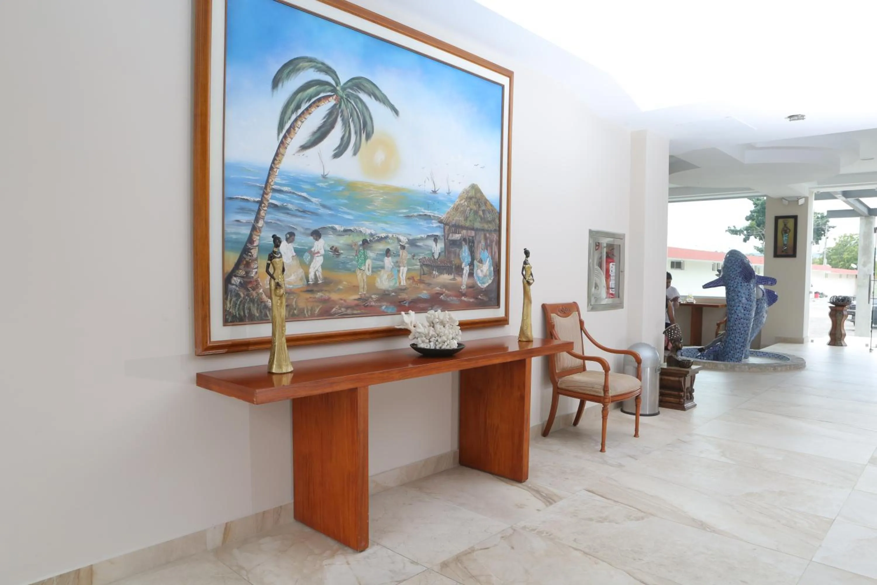 Lobby or reception in Hotel El Marqués