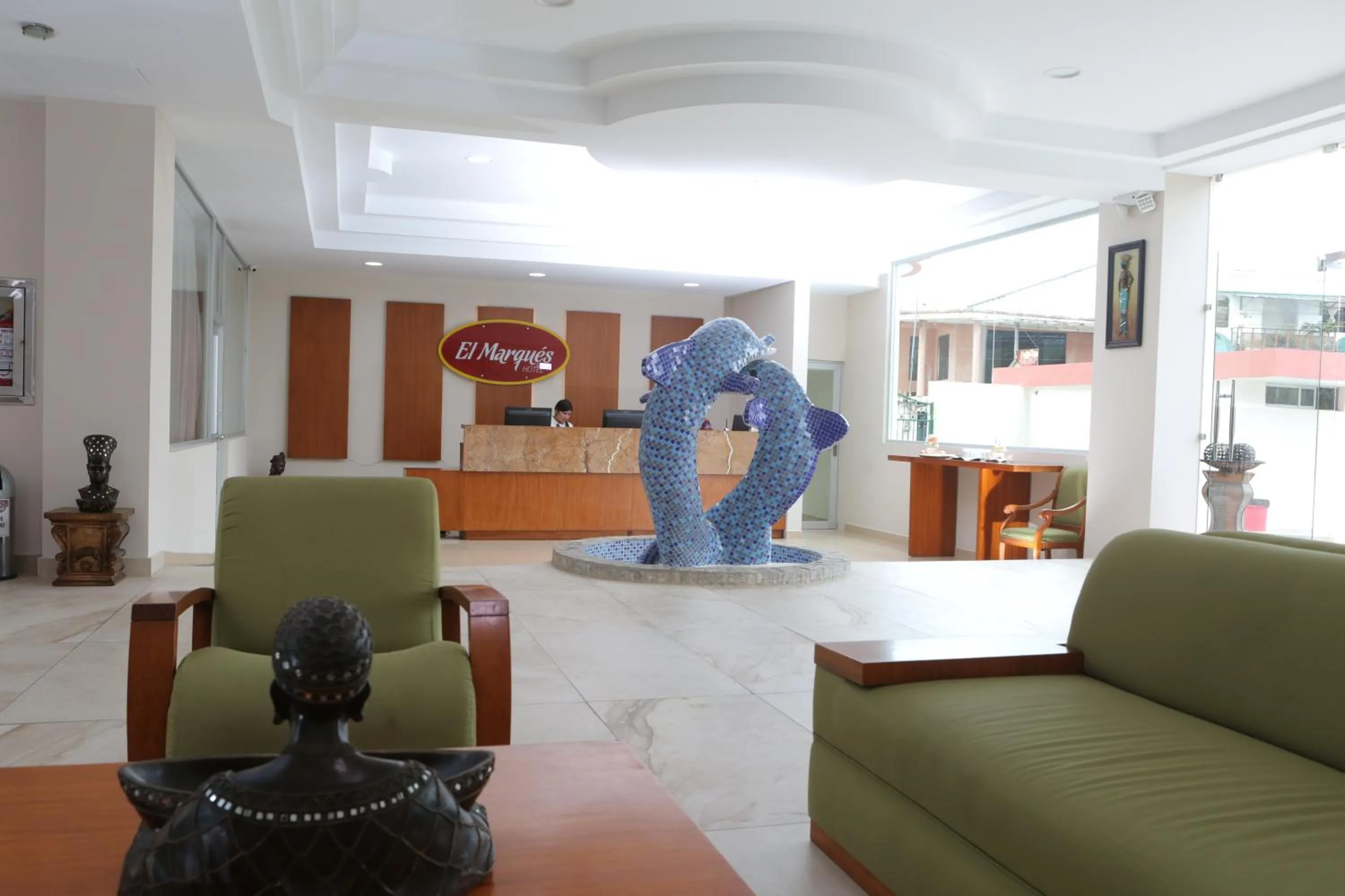 Lobby or reception in Hotel El Marqués