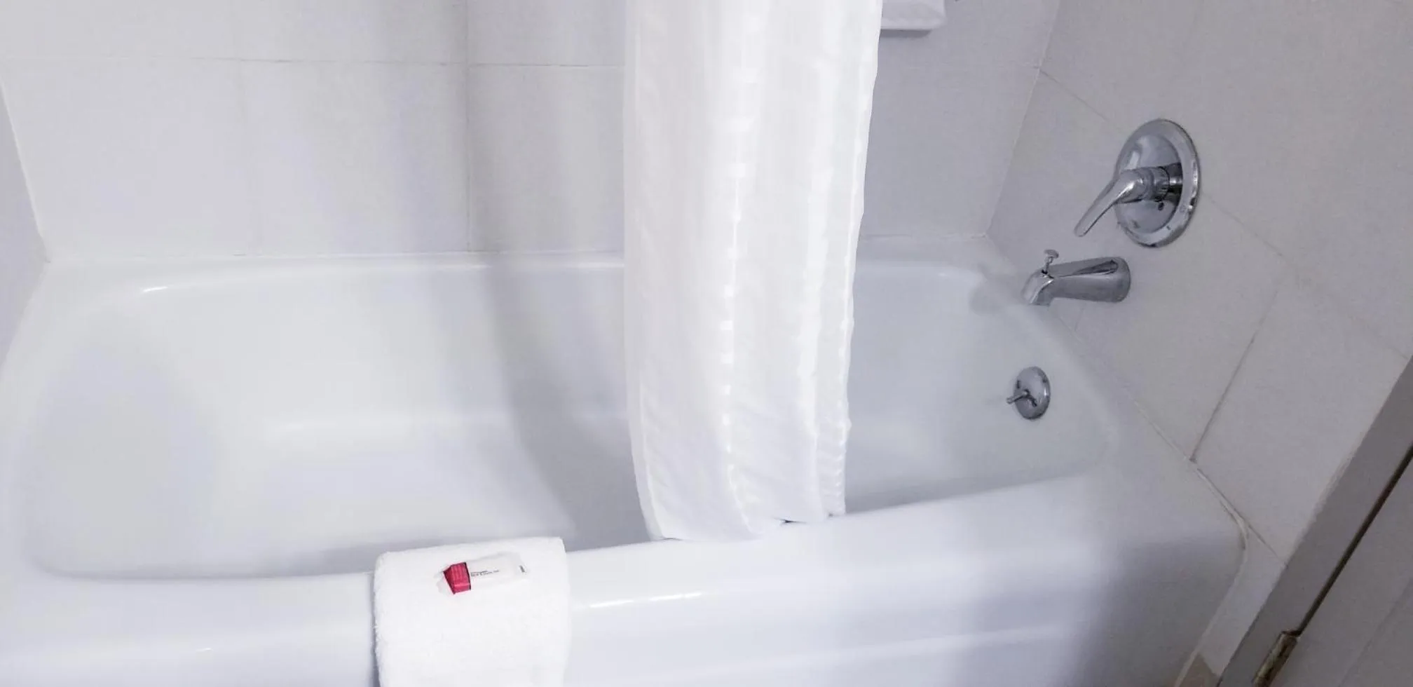 Shower in Super 8 by Wyndham Des Moines