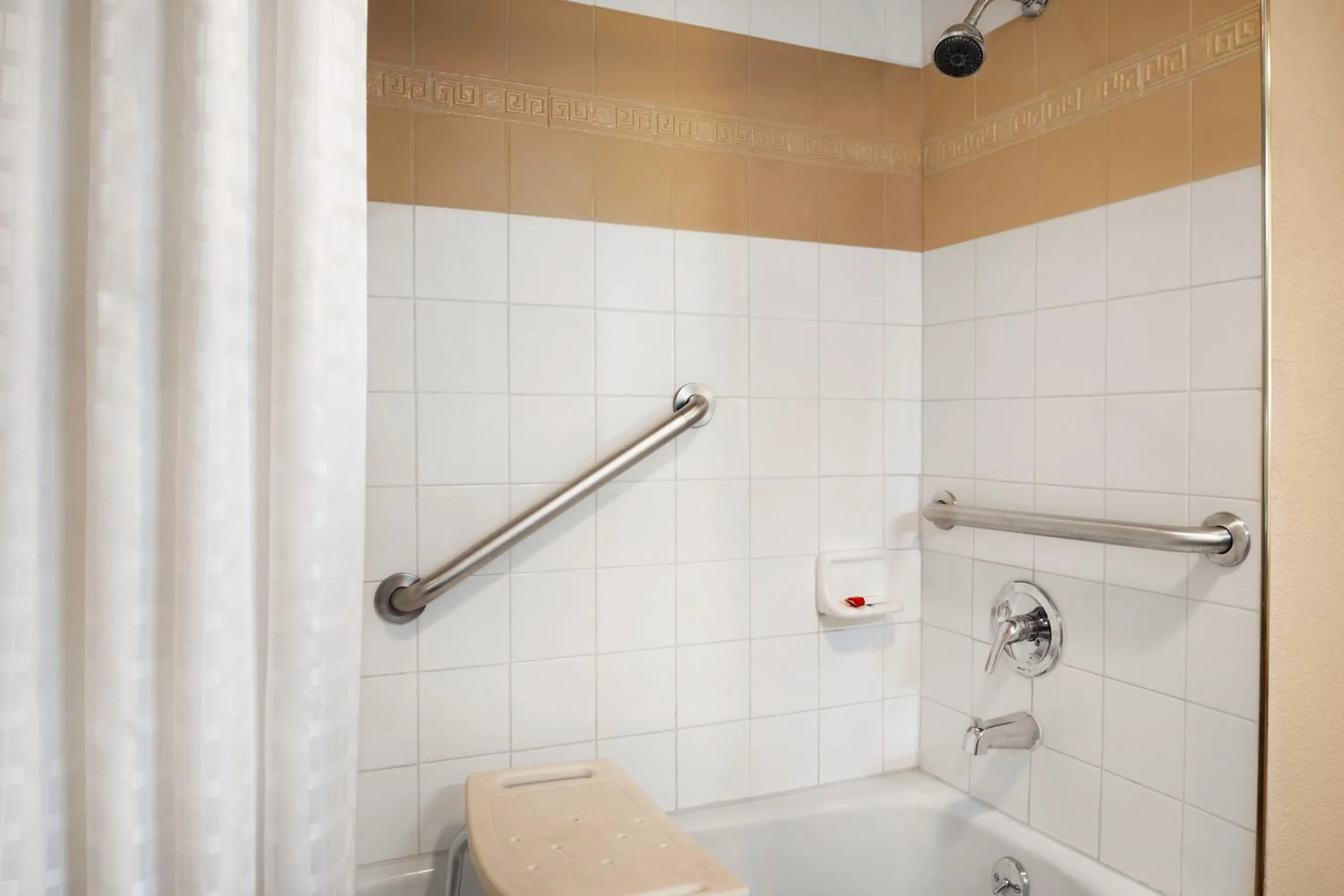 Bathroom in Super 8 by Wyndham Des Moines