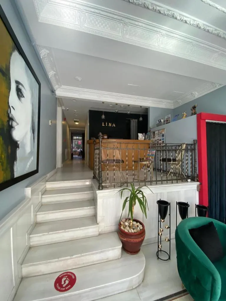 Lobby or reception in Lina Hotel Taksim Pera
