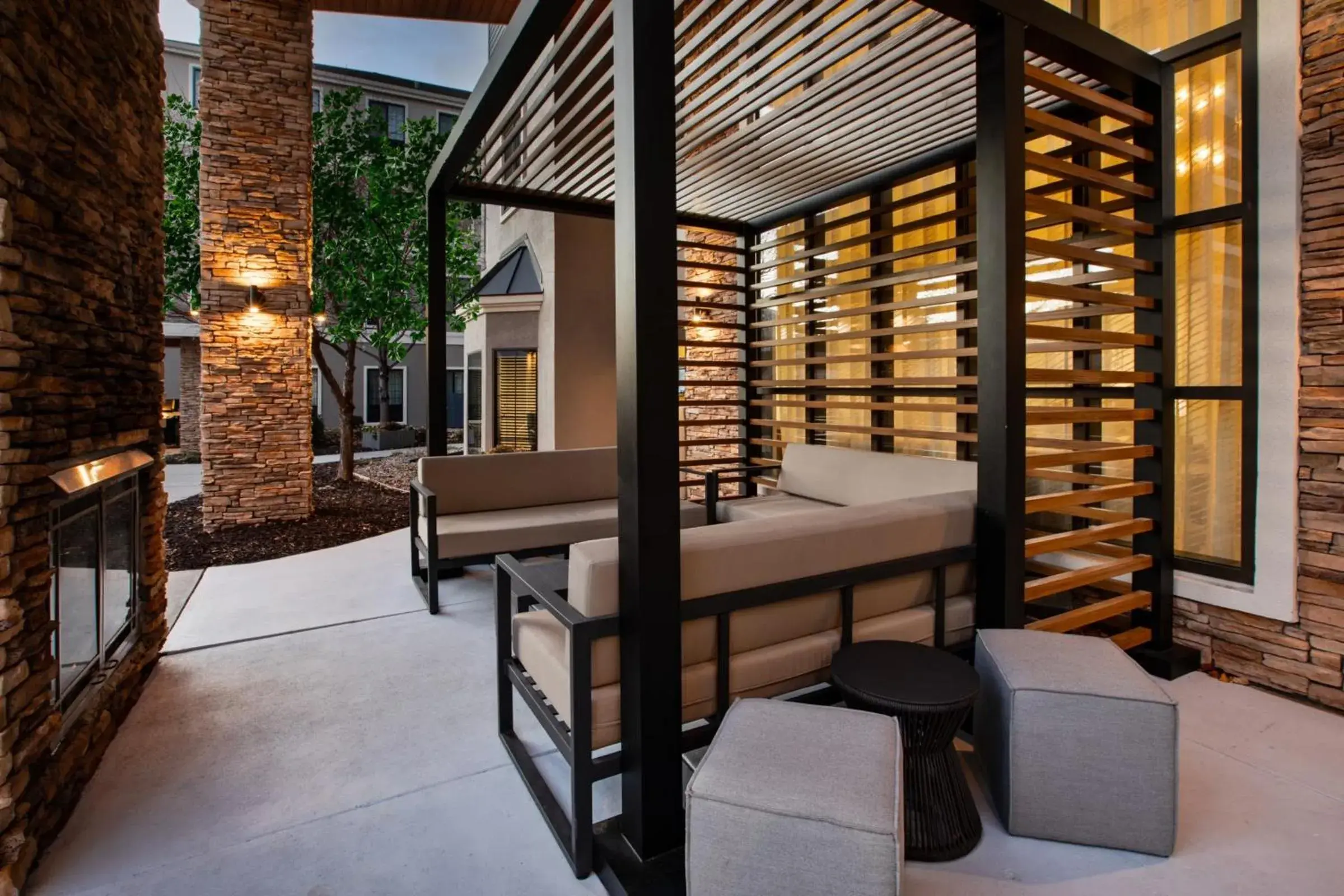 Patio, Bed in Staybridge Suites Omaha 80th and Dodge by IHG Patio, Bed in Staybridge Suites Omaha 80th and Dodge by IHG