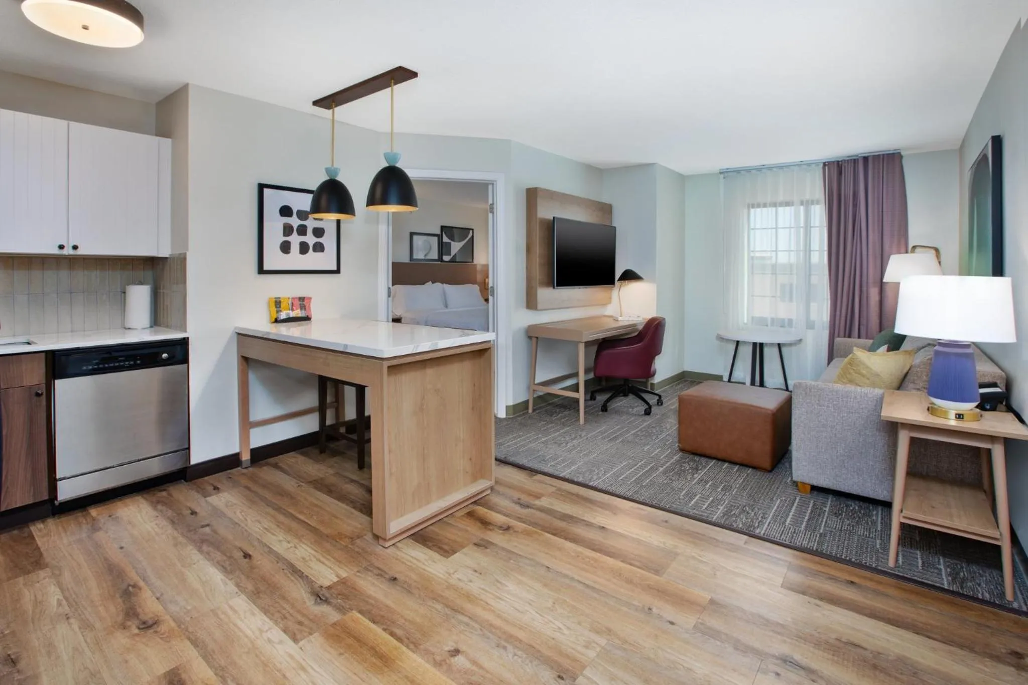 Photo of the whole room in Staybridge Suites Omaha 80th and Dodge by IHG