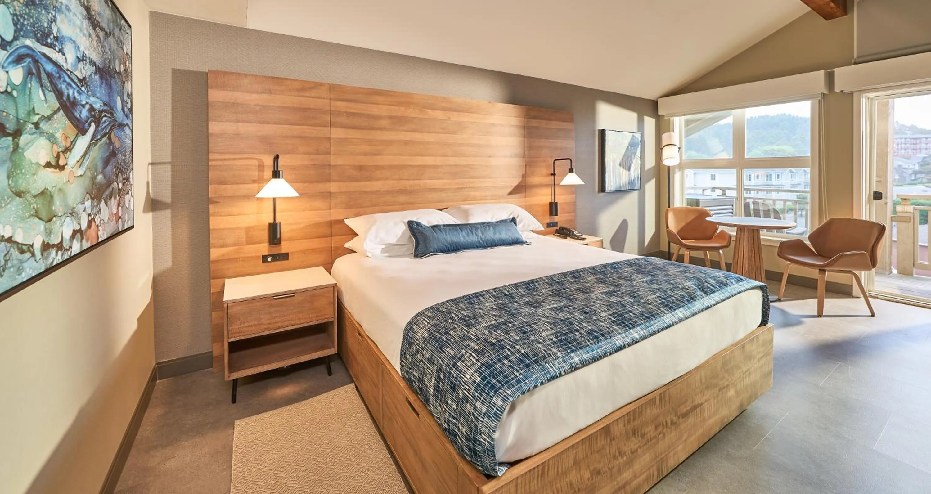 Bed in Surfsand Resort