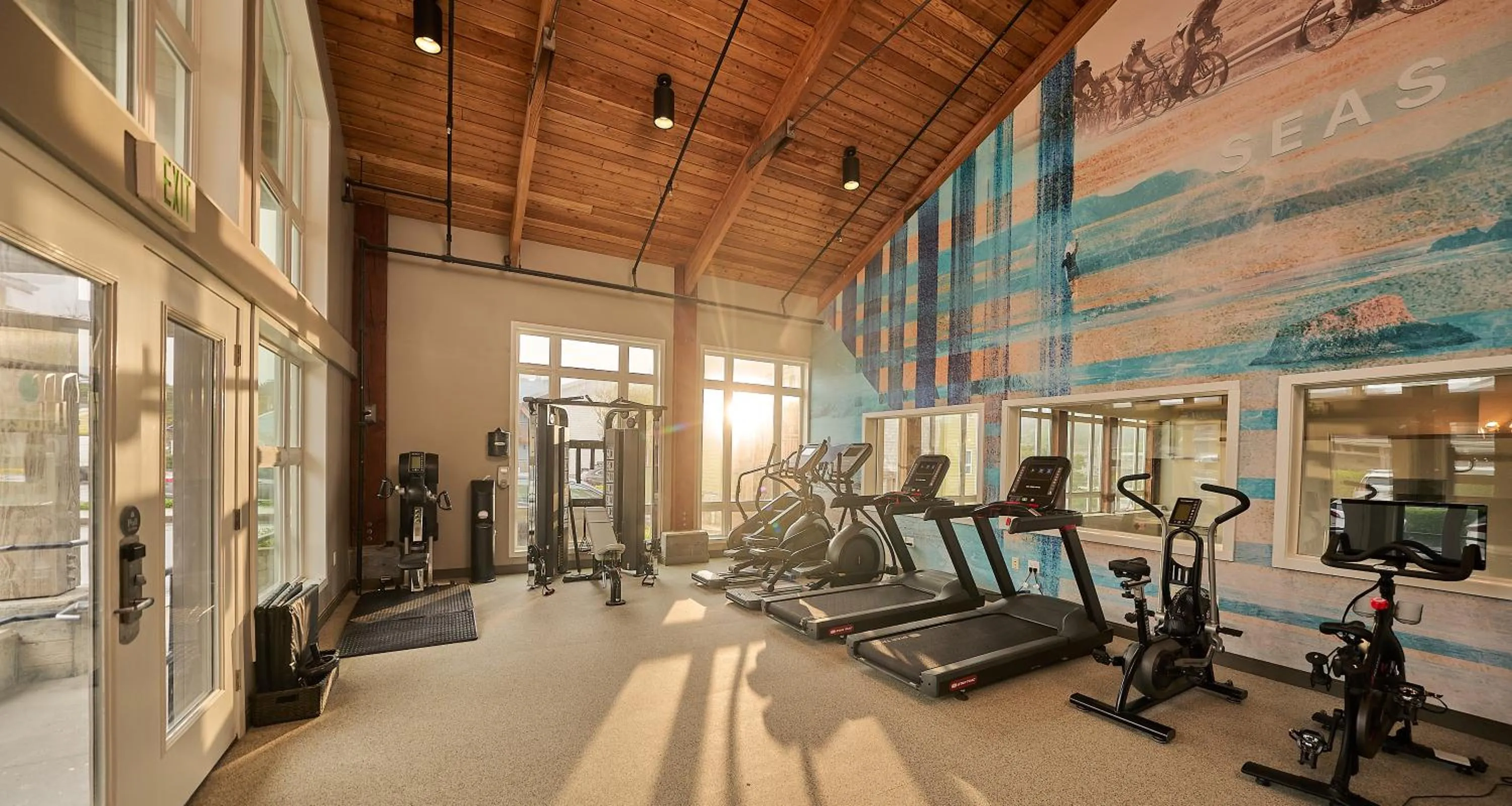 Fitness centre/facilities in Surfsand Resort