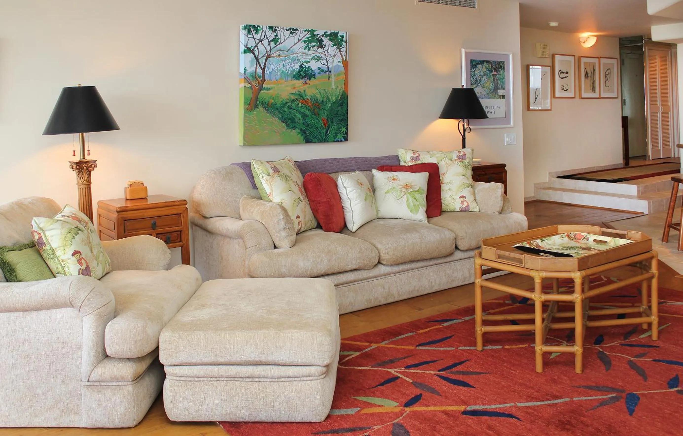 Seating area in Polo Beach Club - CoralTree Residence Collection