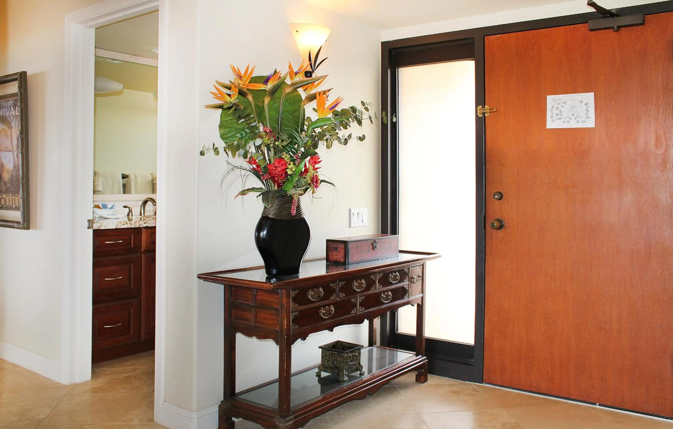 Decorative detail in Polo Beach Club - CoralTree Residence Collection