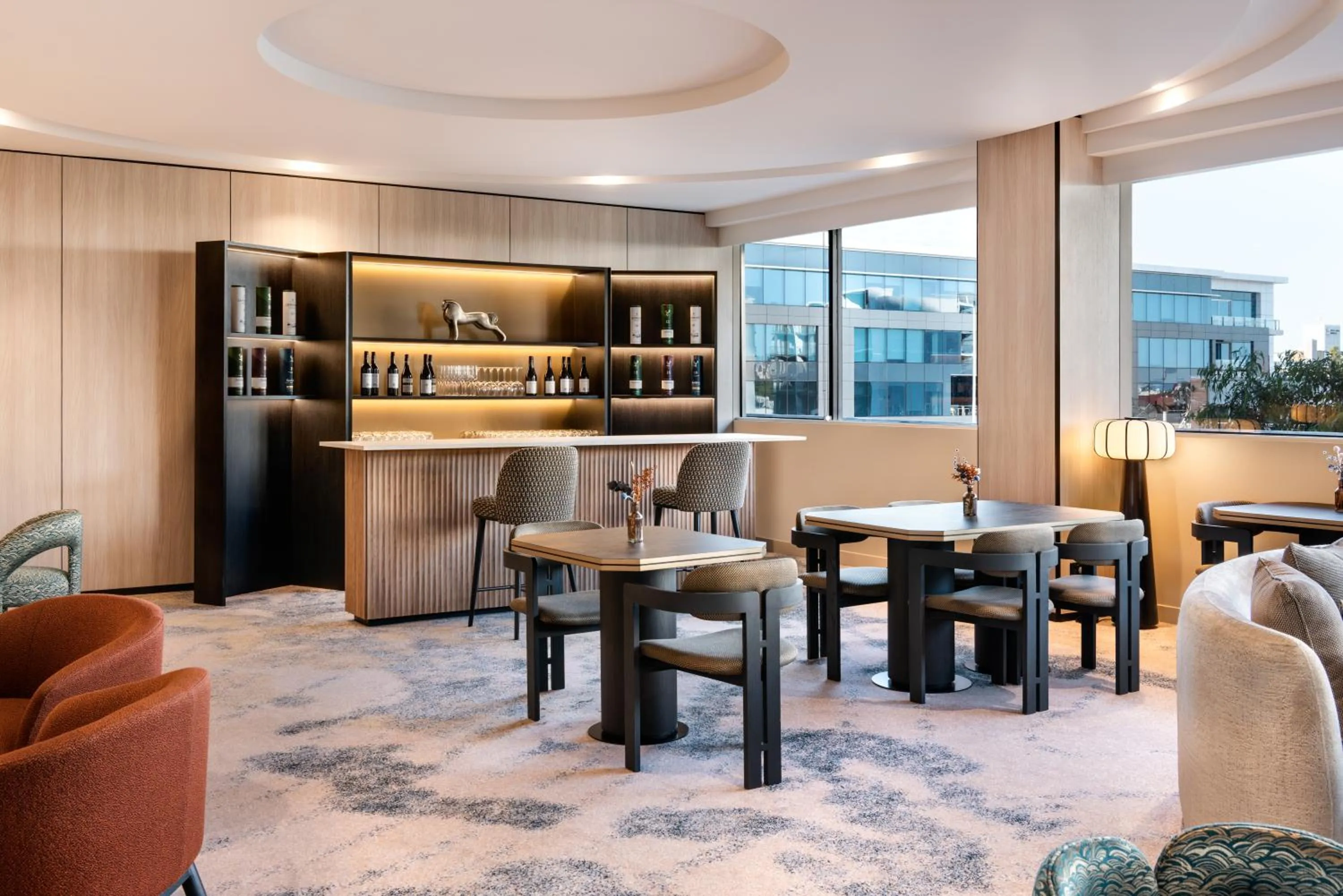 Lounge or bar in Pan Pacific Perth