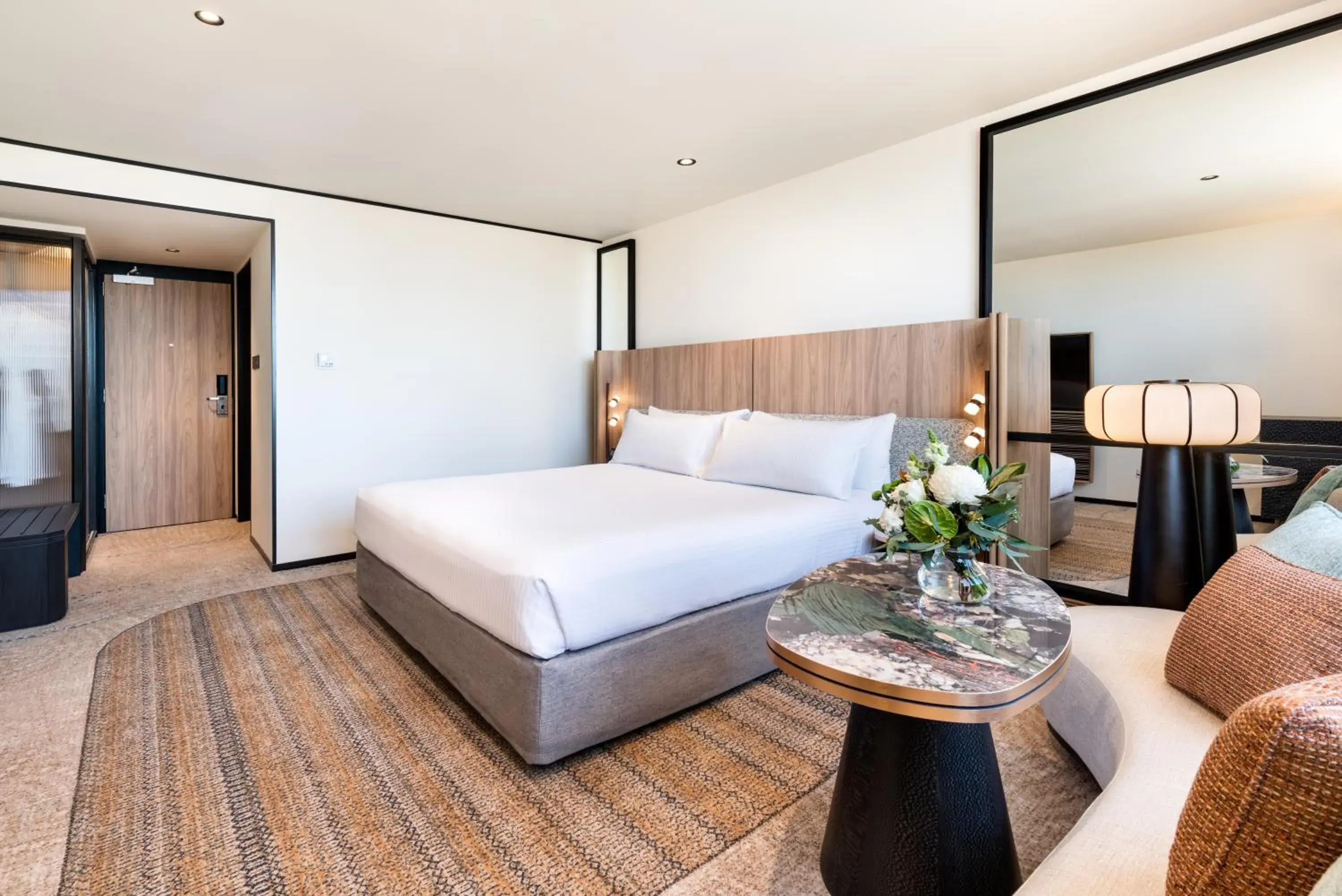 Bedroom, Bed in Pan Pacific Perth Bedroom, Bed in Pan Pacific Perth