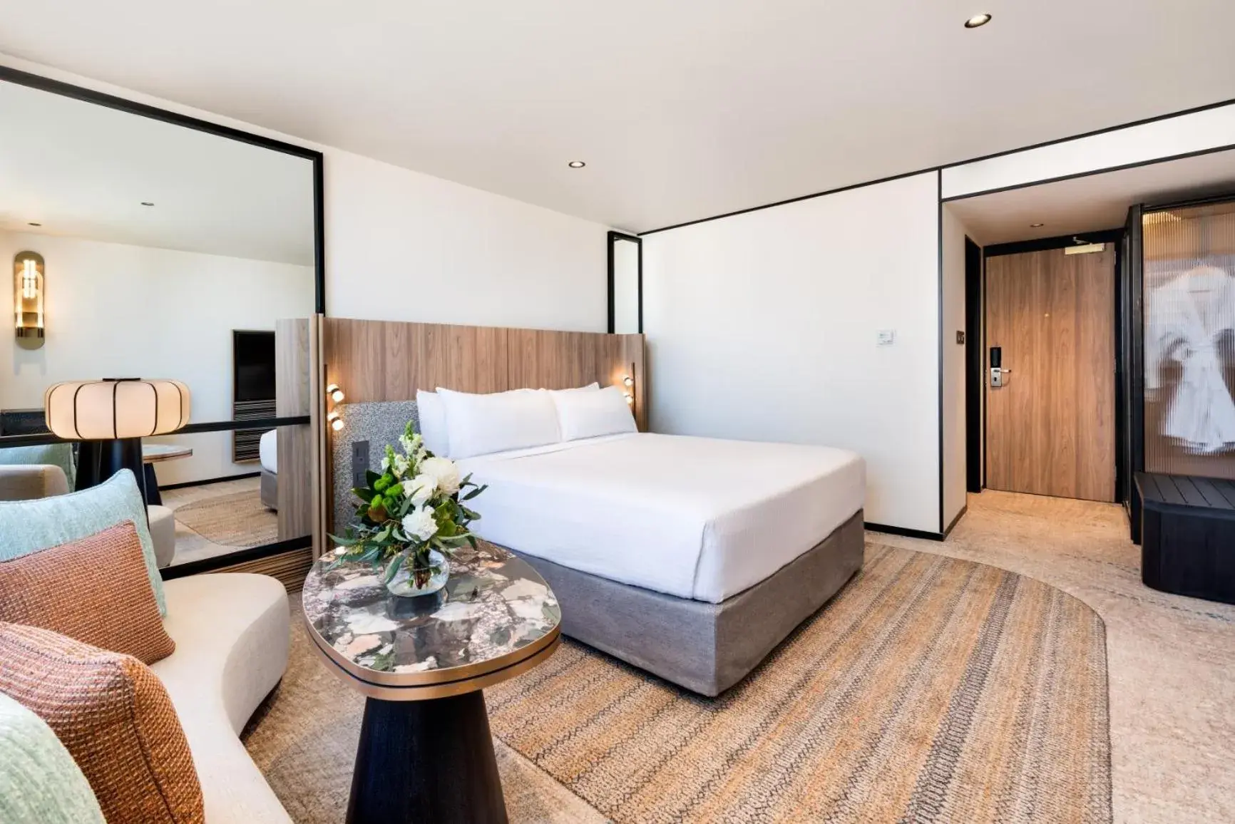 Bedroom, Bed in Pan Pacific Perth Bedroom, Bed in Pan Pacific Perth