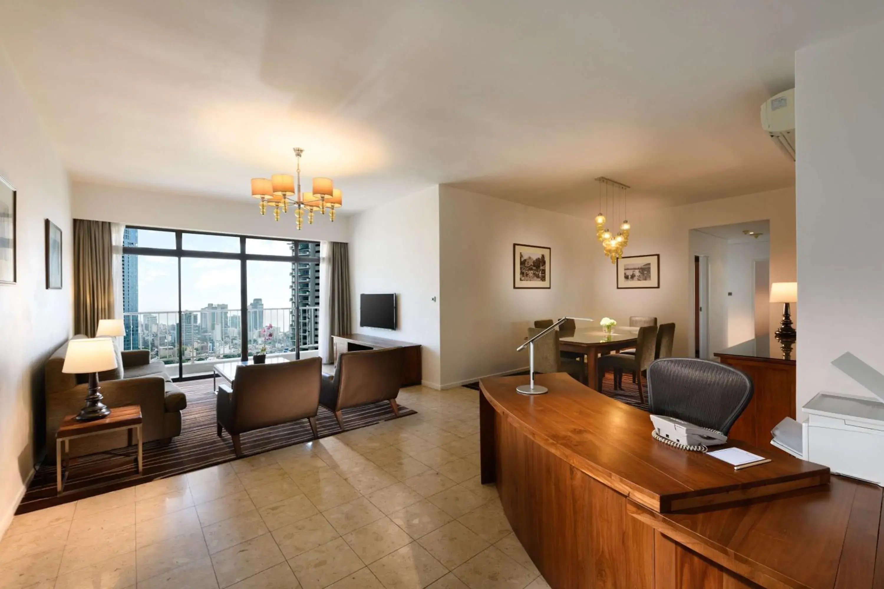 Living room in Hilton Colombo Residence Living room in Hilton Colombo Residence