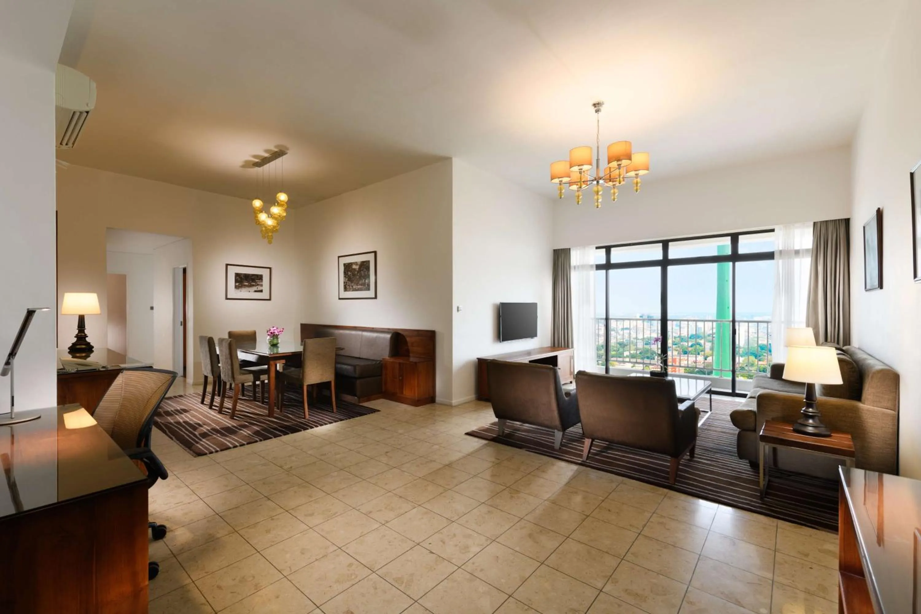 Living room in Hilton Colombo Residence