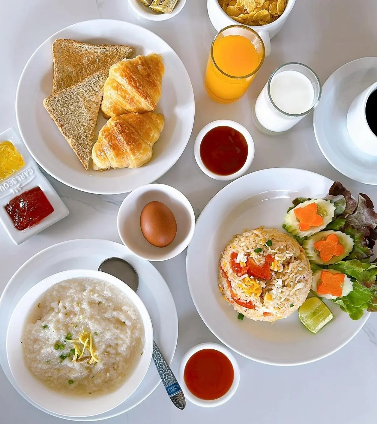 Breakfast in Miloft Sathorn Hotel - SHA Plus Certified