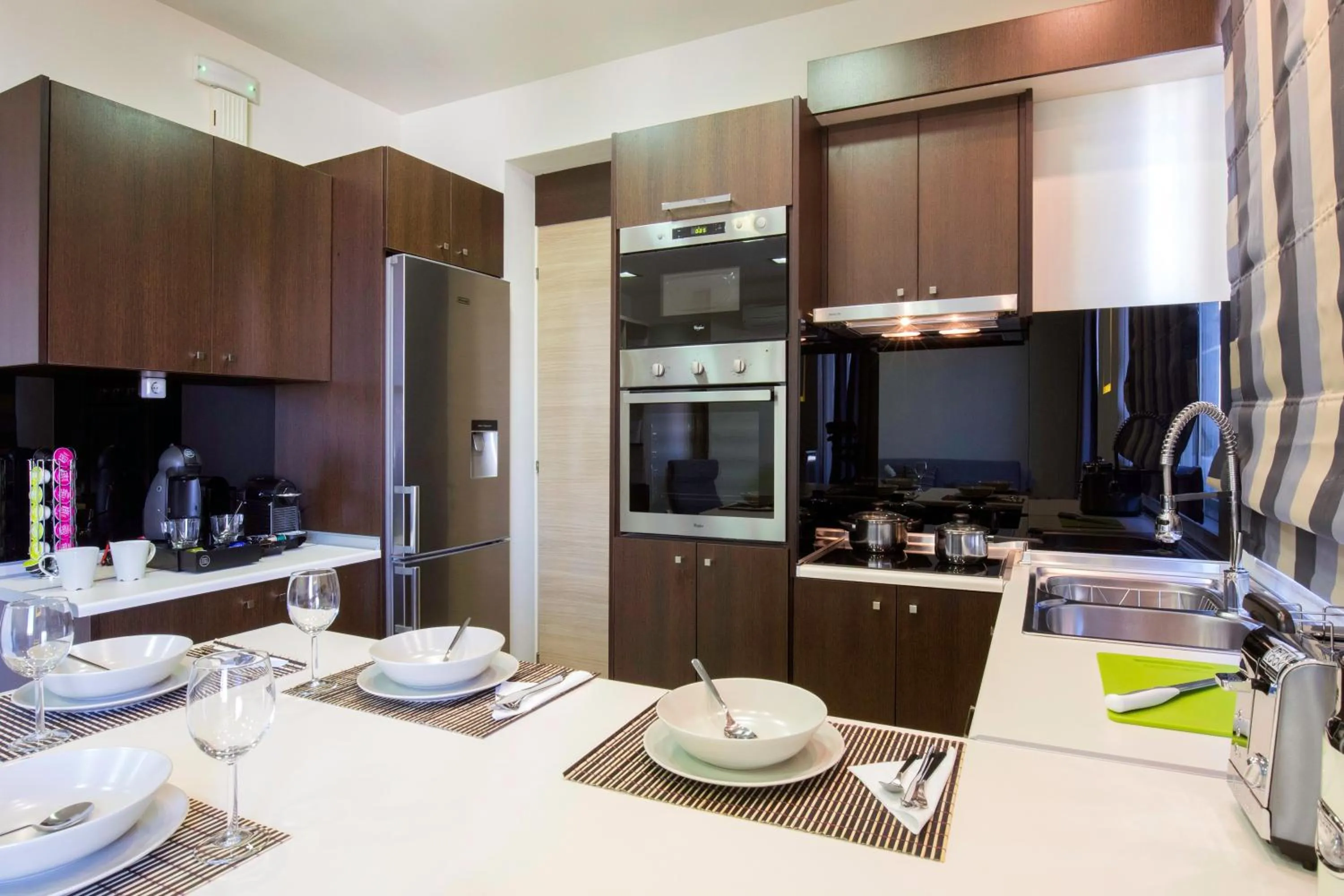 Kitchen or kitchenette in Rhodes Central Suite