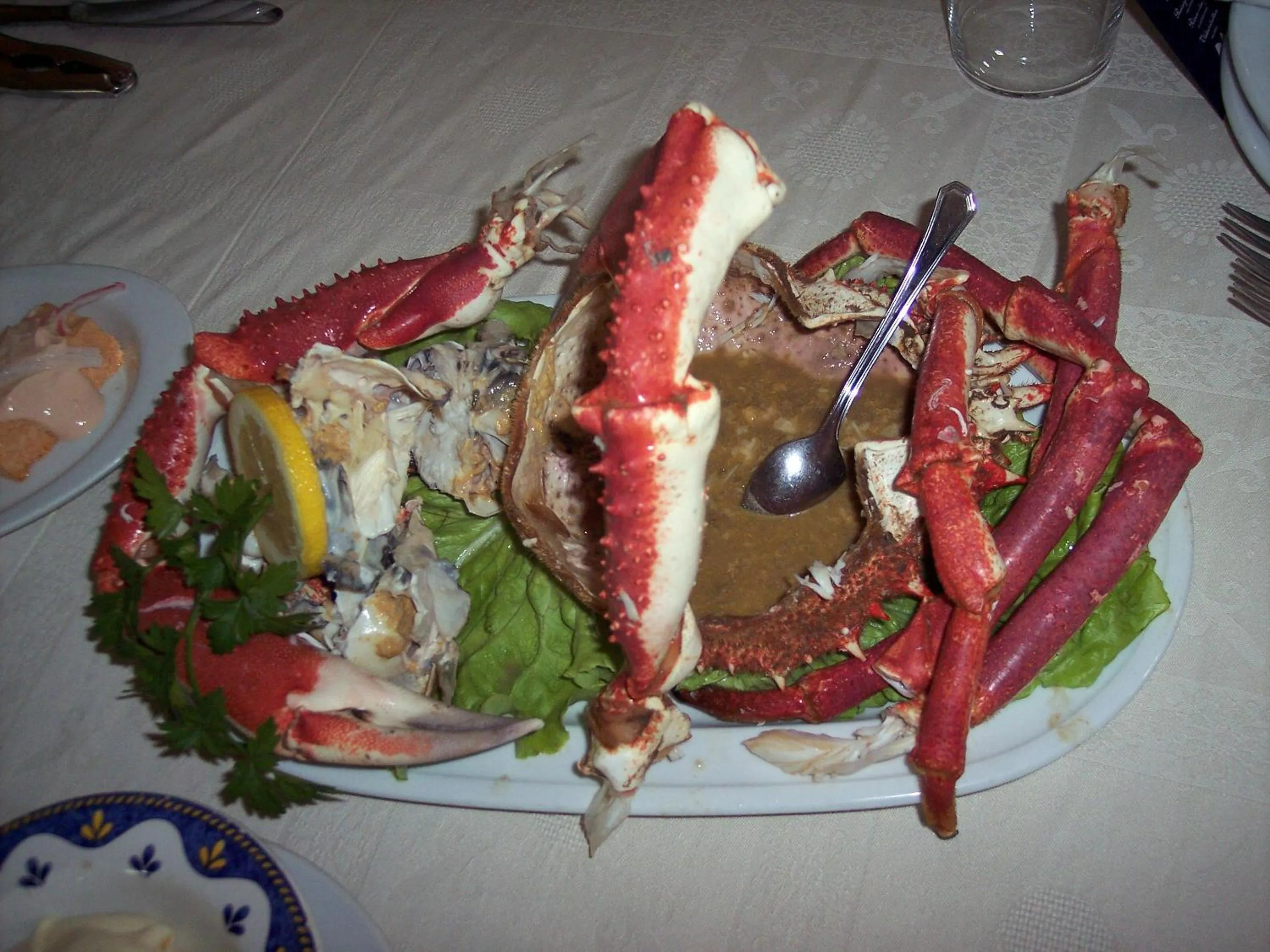 Food close-up in Hotel Azkue