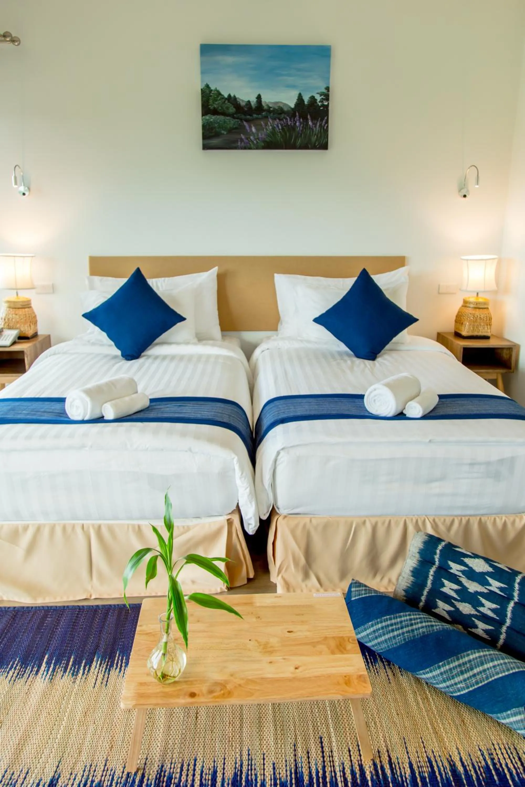 Bed in Phuruakeeree Resort