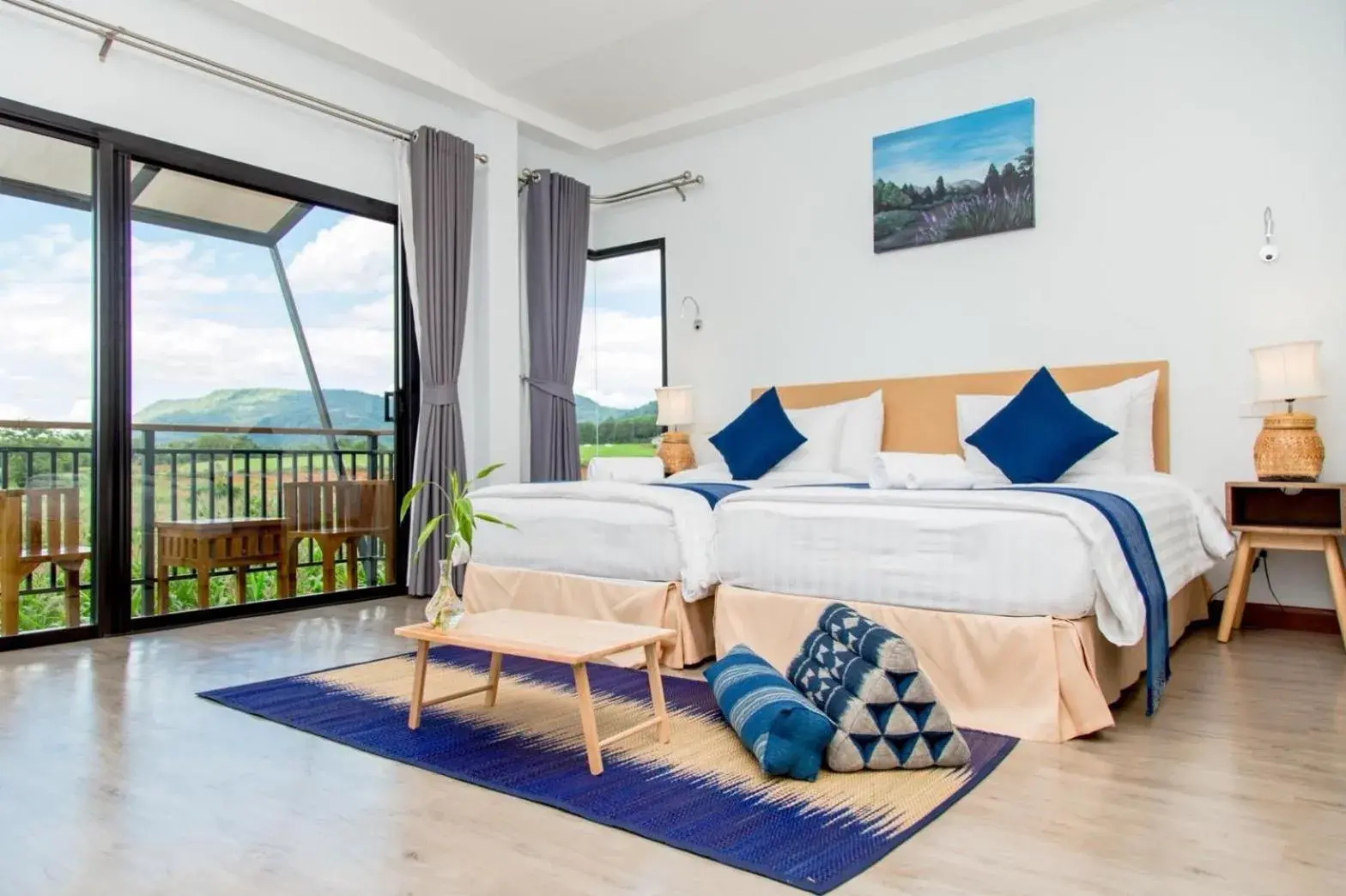 Bed in Phuruakeeree Resort Bed in Phuruakeeree Resort