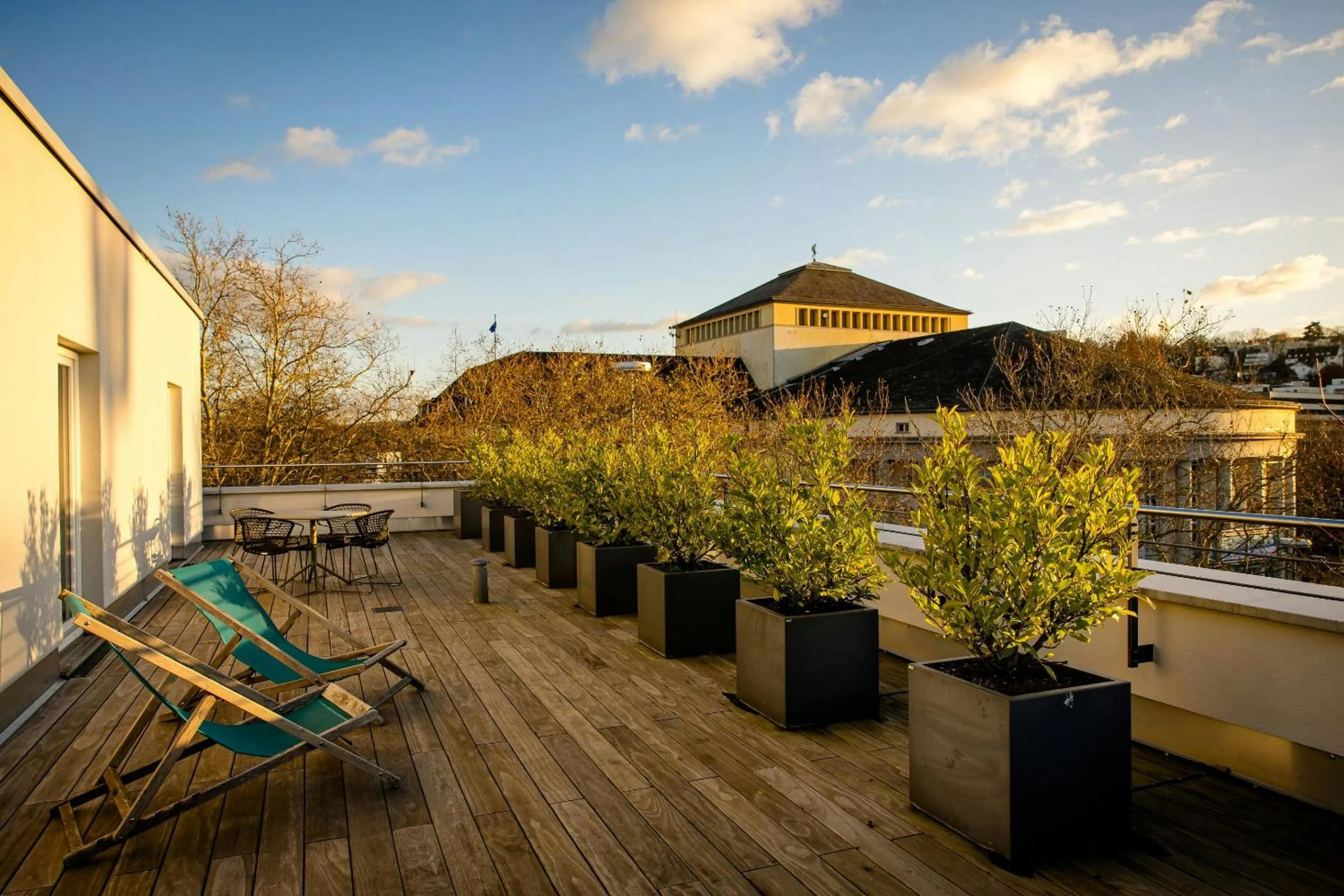 Balcony/Terrace in Motel One Saarbrücken