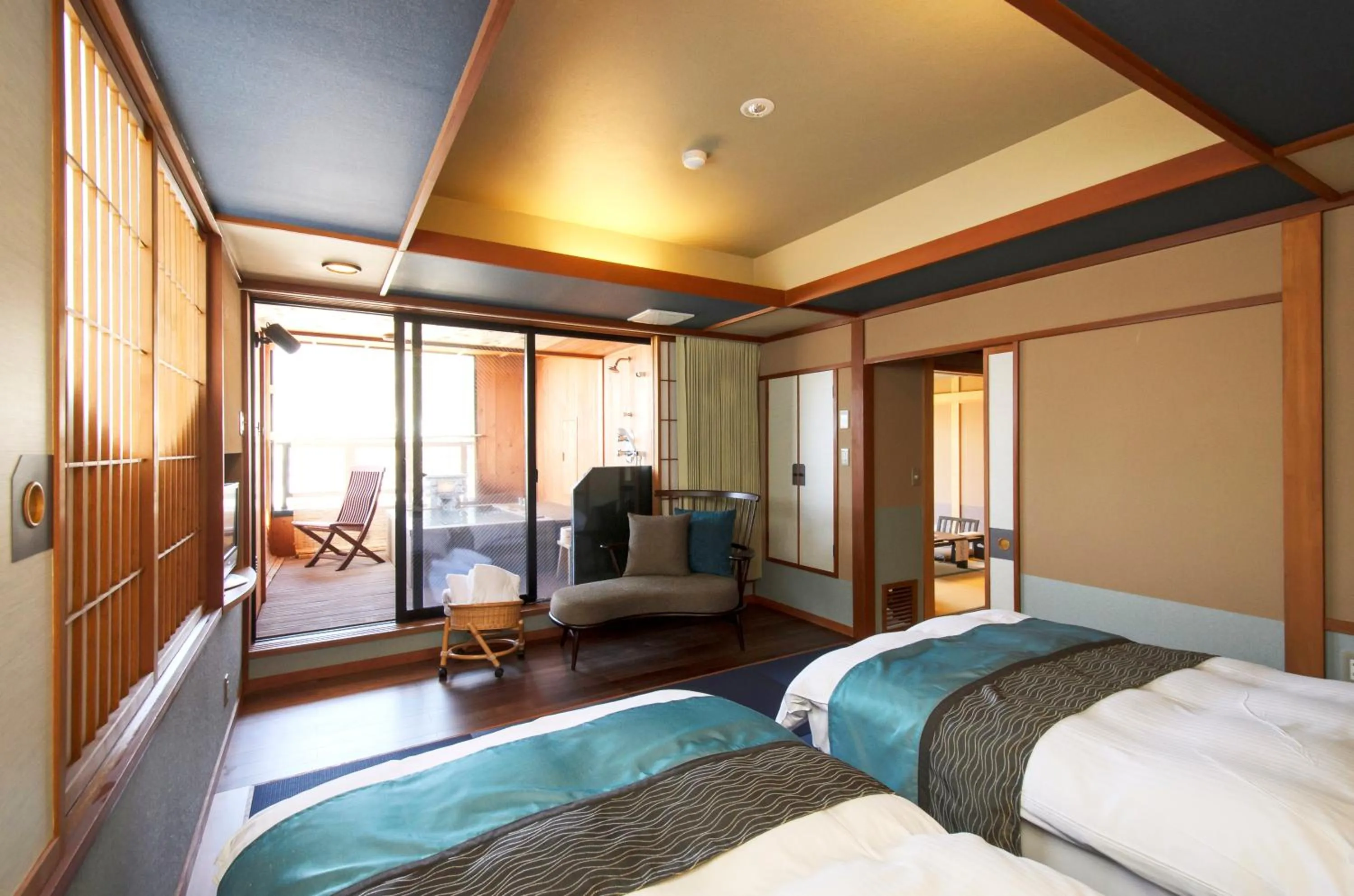 Bedroom, Bed in Aburaya Tousen