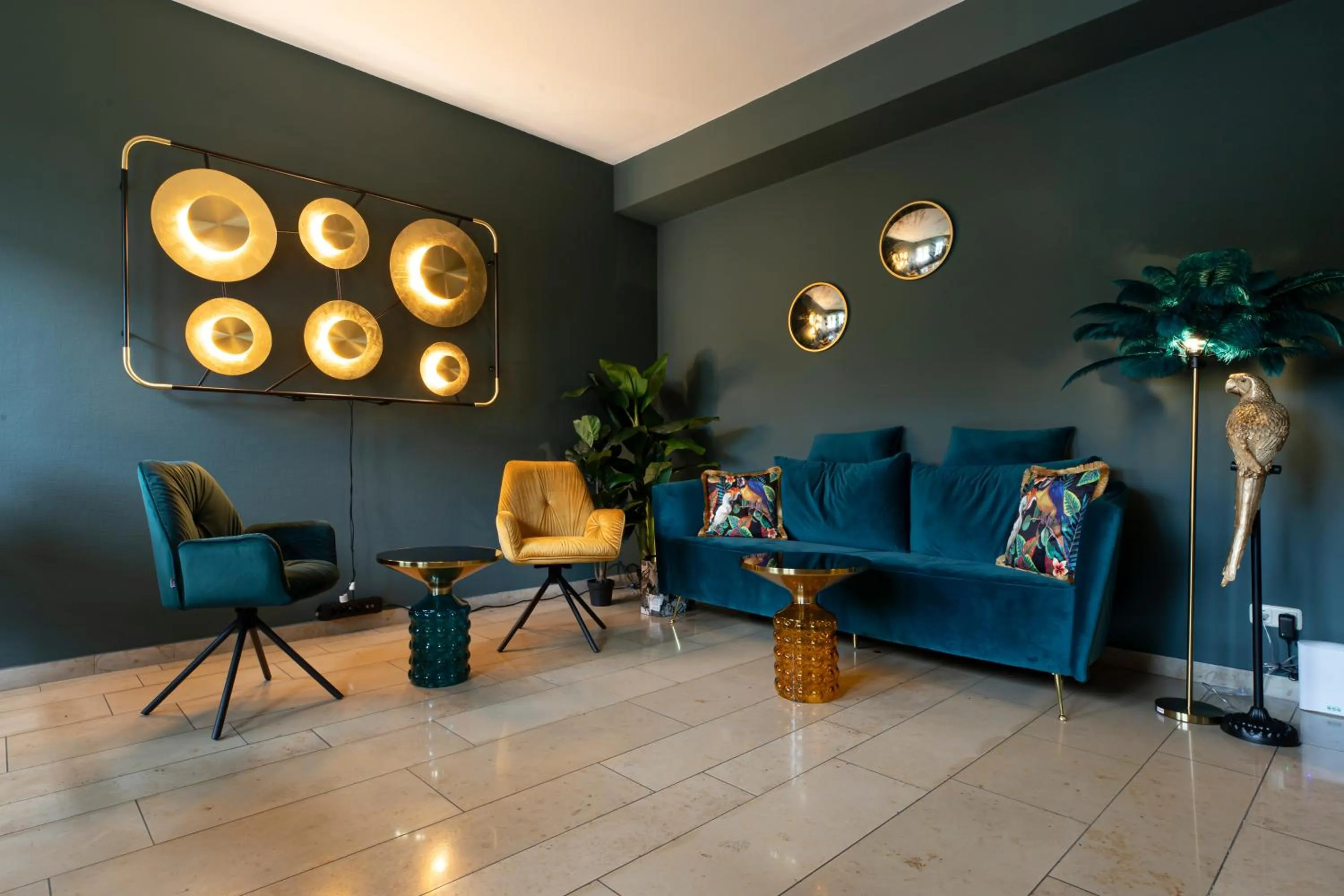 Lobby or reception in Hotel Biederstein am Englischen Garten