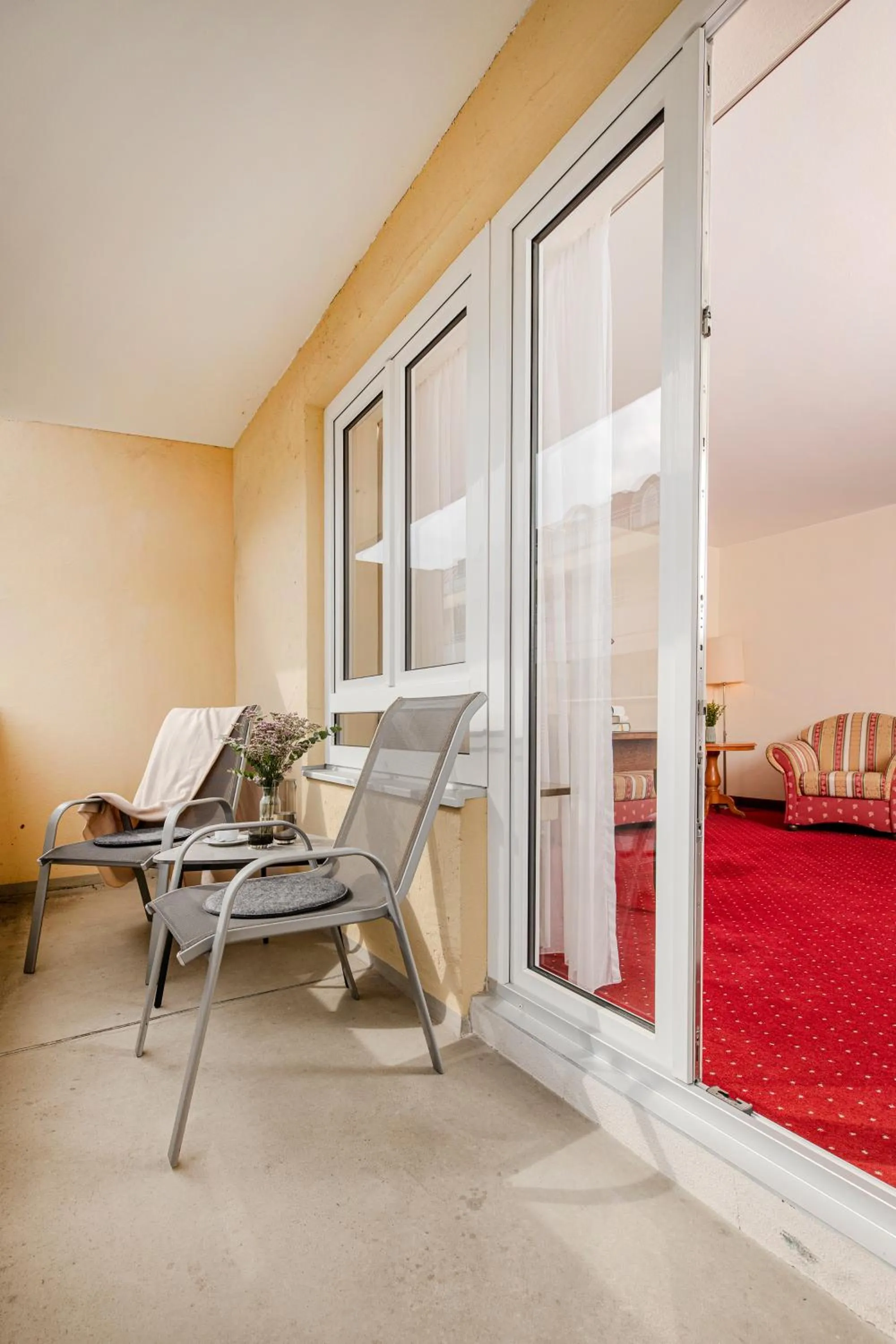 Balcony/Terrace in Hotel Biederstein am Englischen Garten