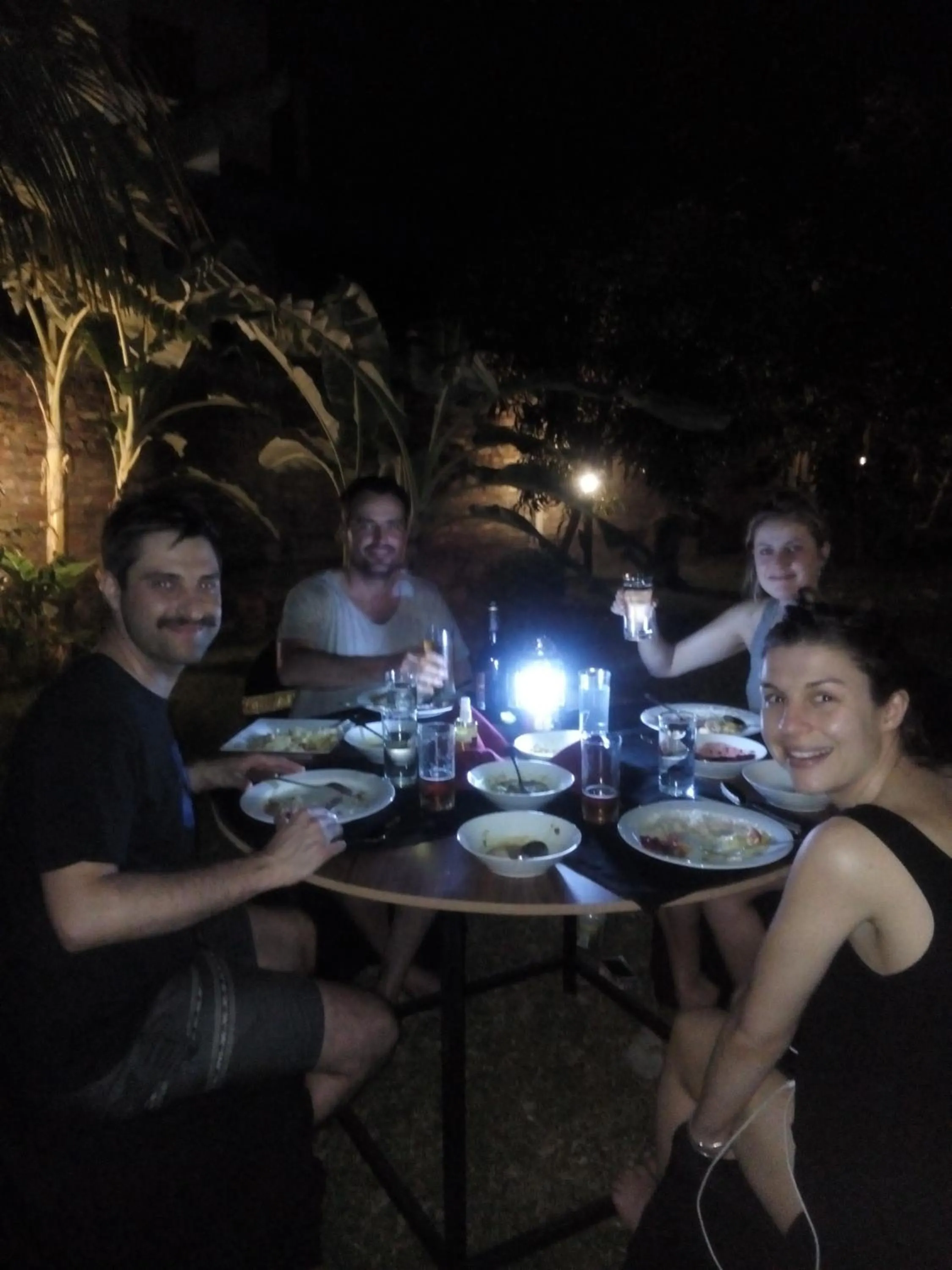 Dinner in Waterway garden