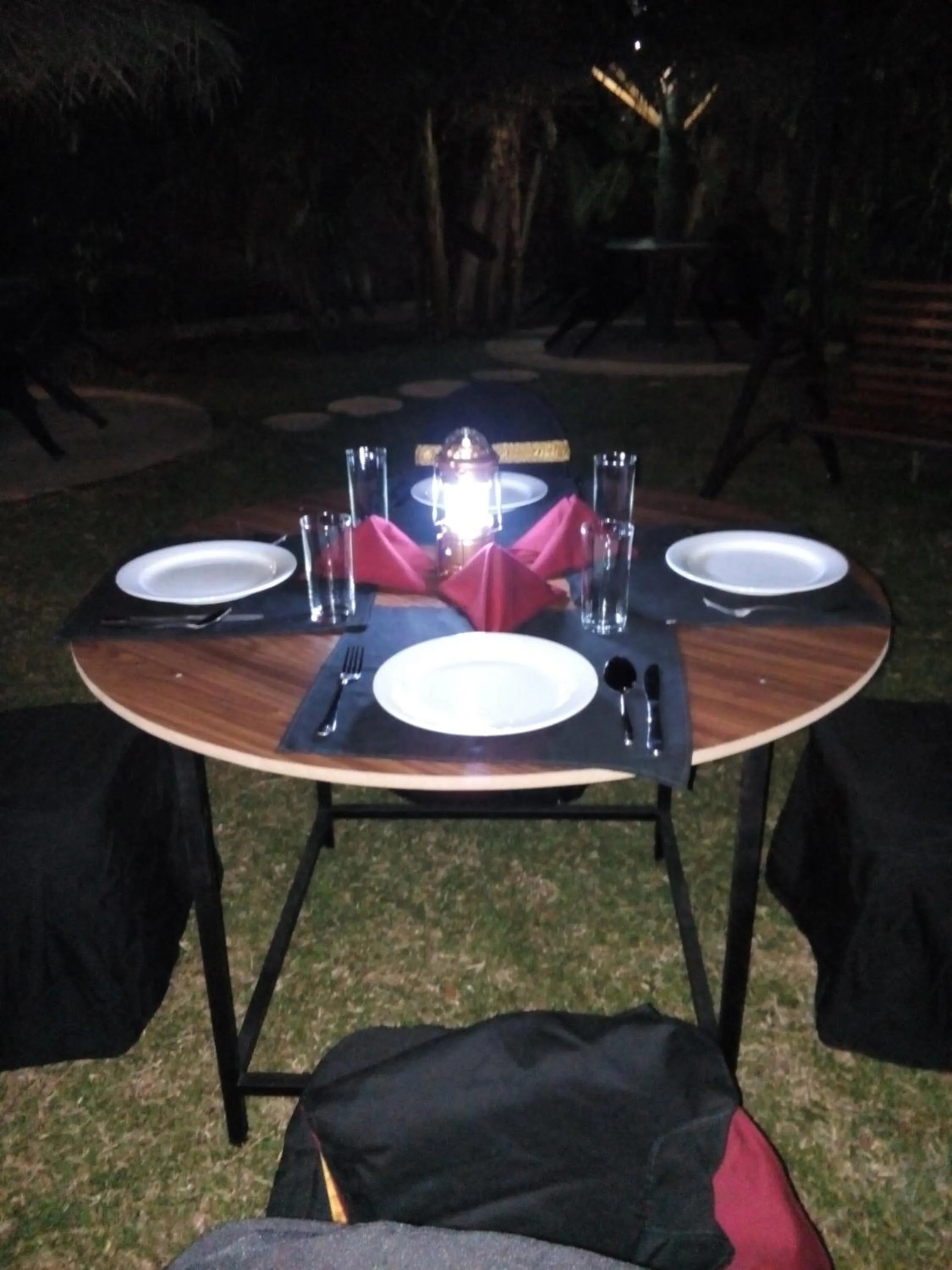Dinner in Waterway garden