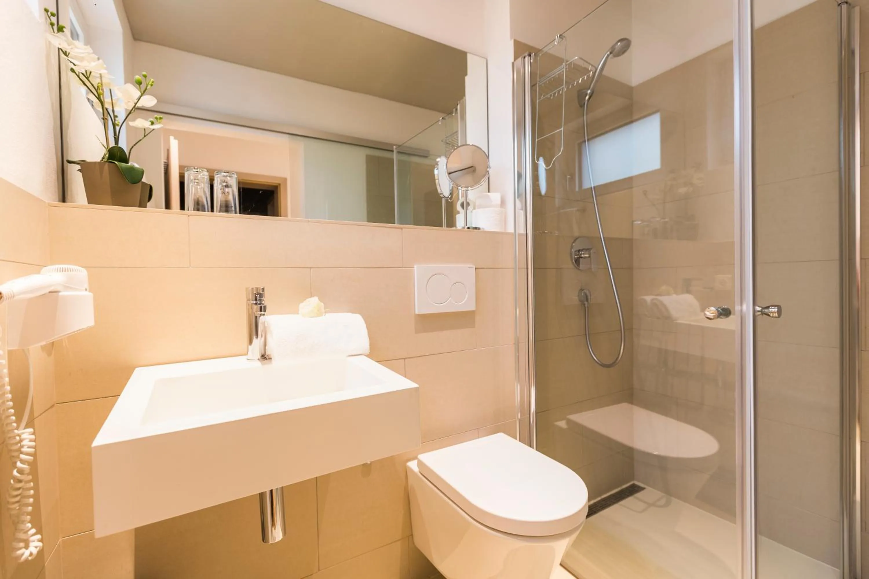 Bathroom in Room 4 & 5 Apartments