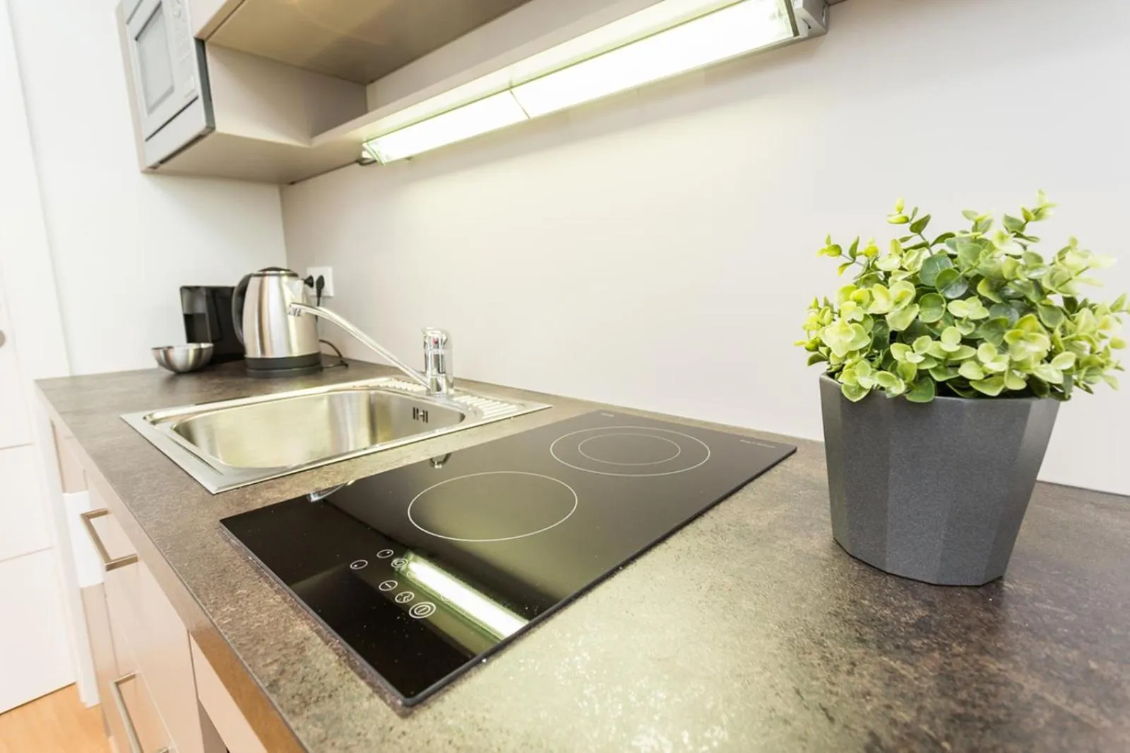 Kitchen or kitchenette in Room 4 & 5 Apartments