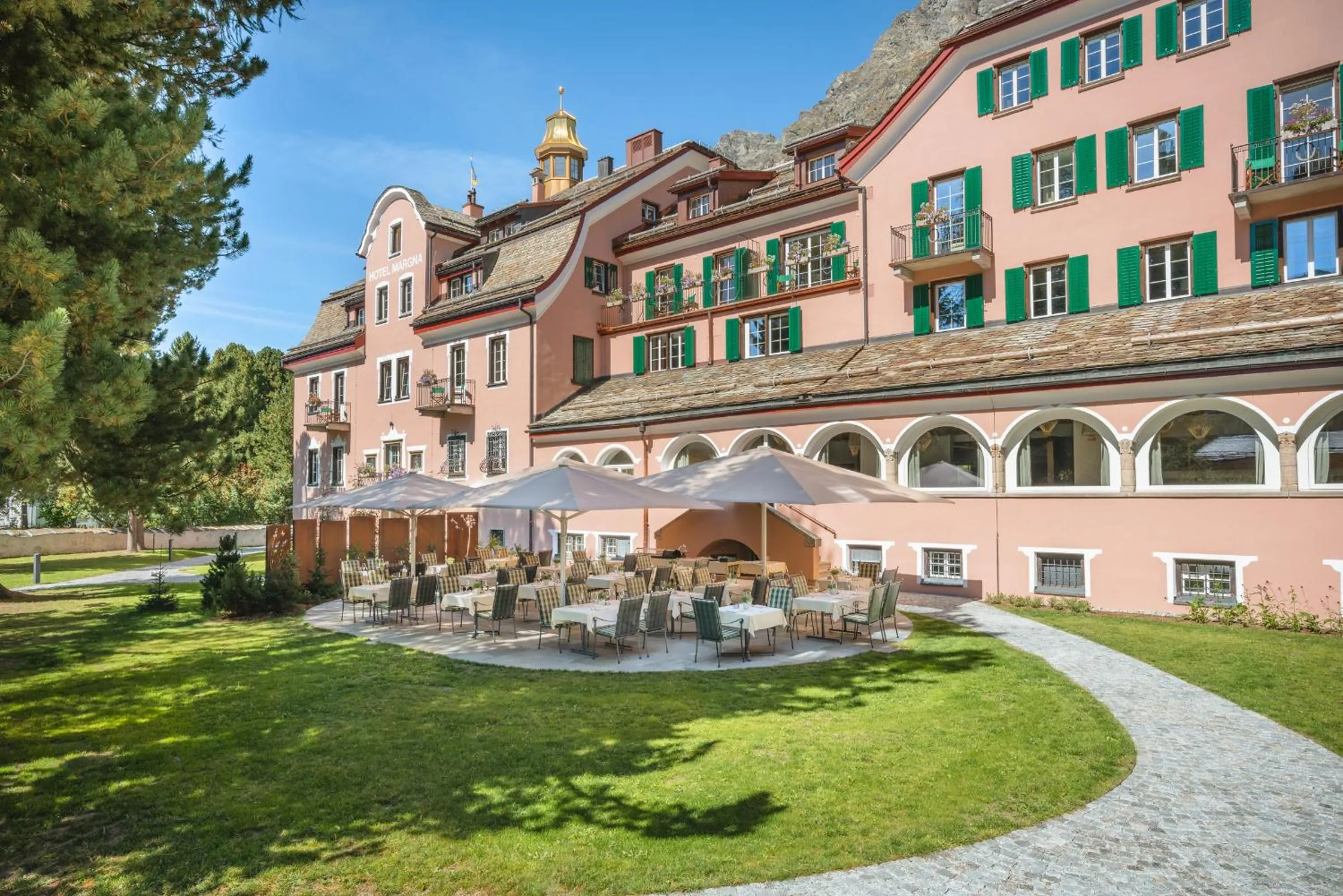 Garden in Parkhotel Margna Superior