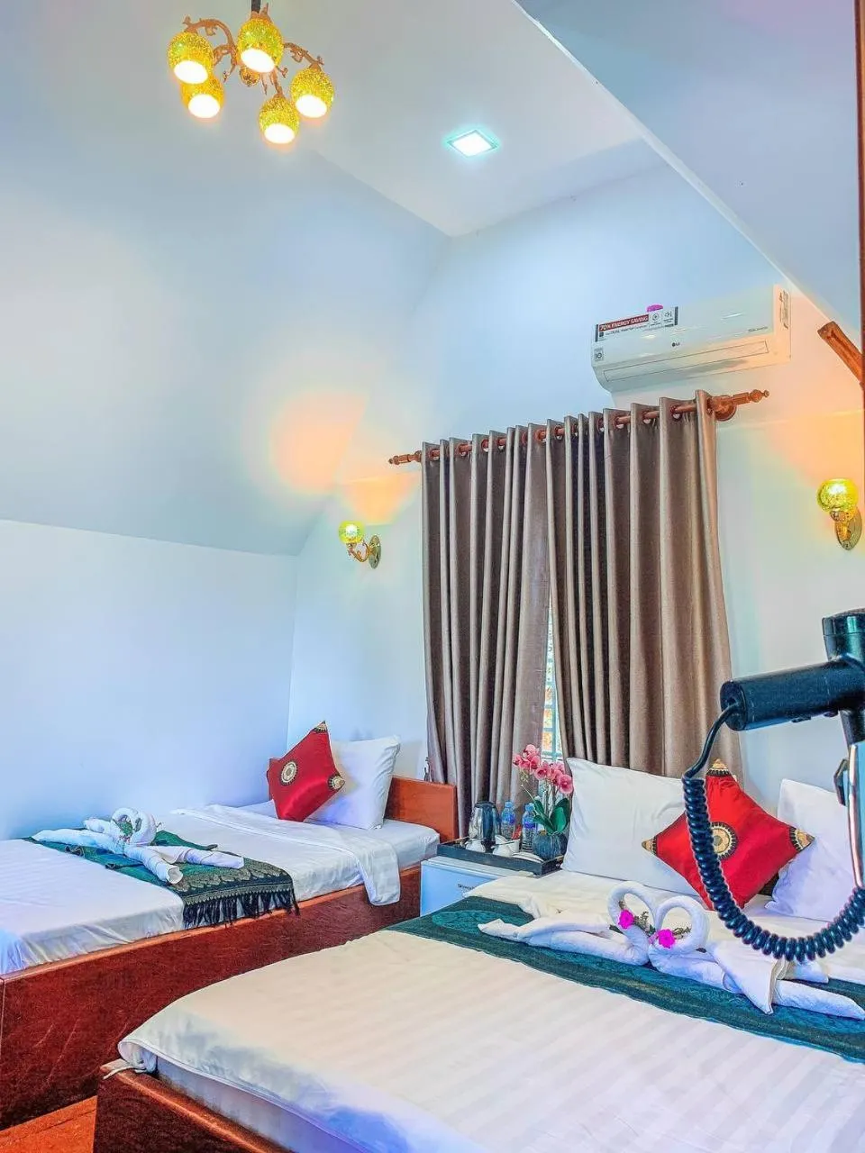 Bed in Greenhouse Retreat