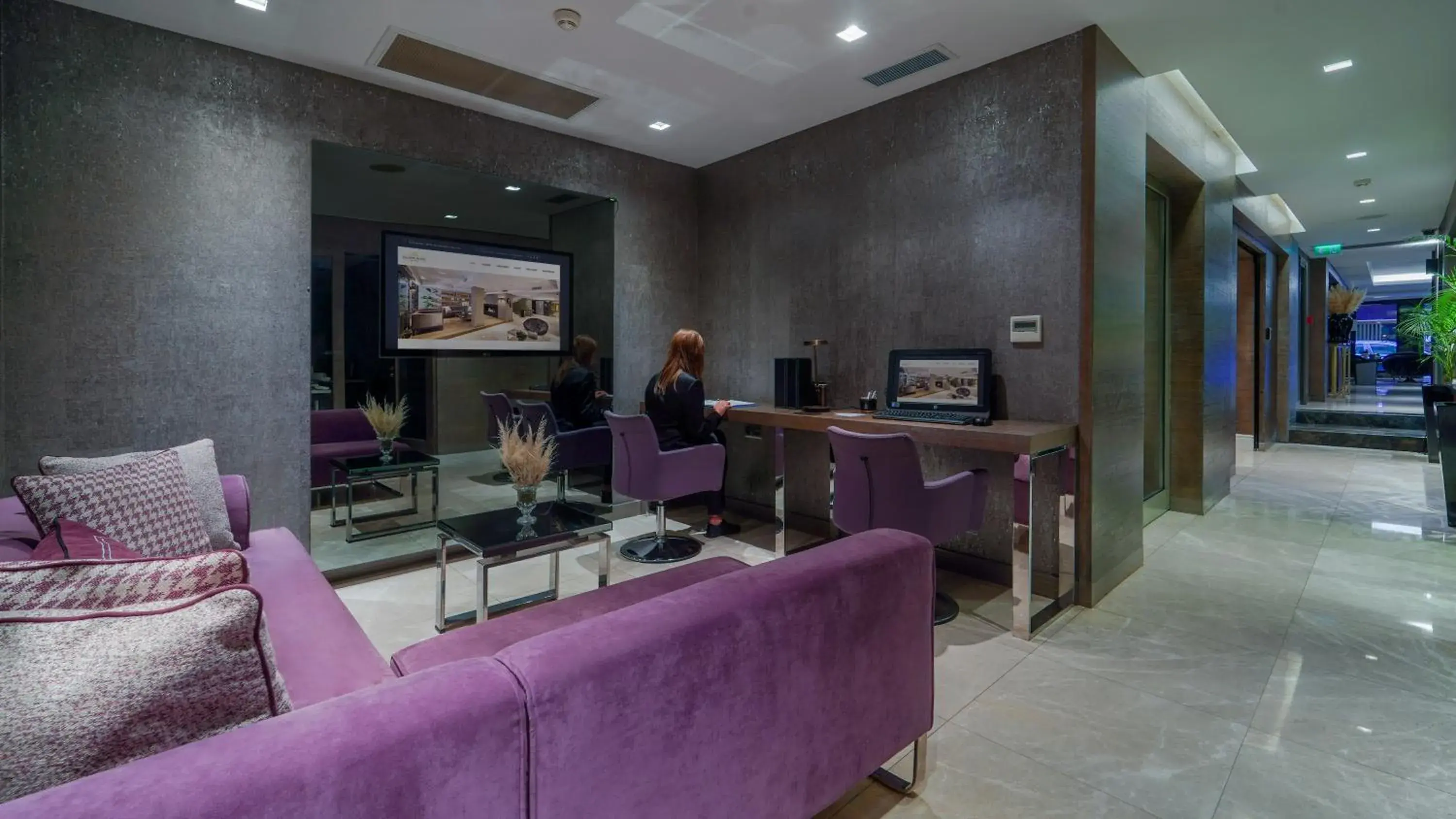 Lobby/Reception in The New Hotel Zeybek