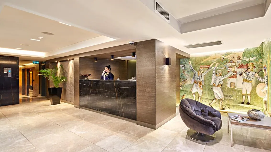 Lobby or reception in The New Hotel Zeybek
