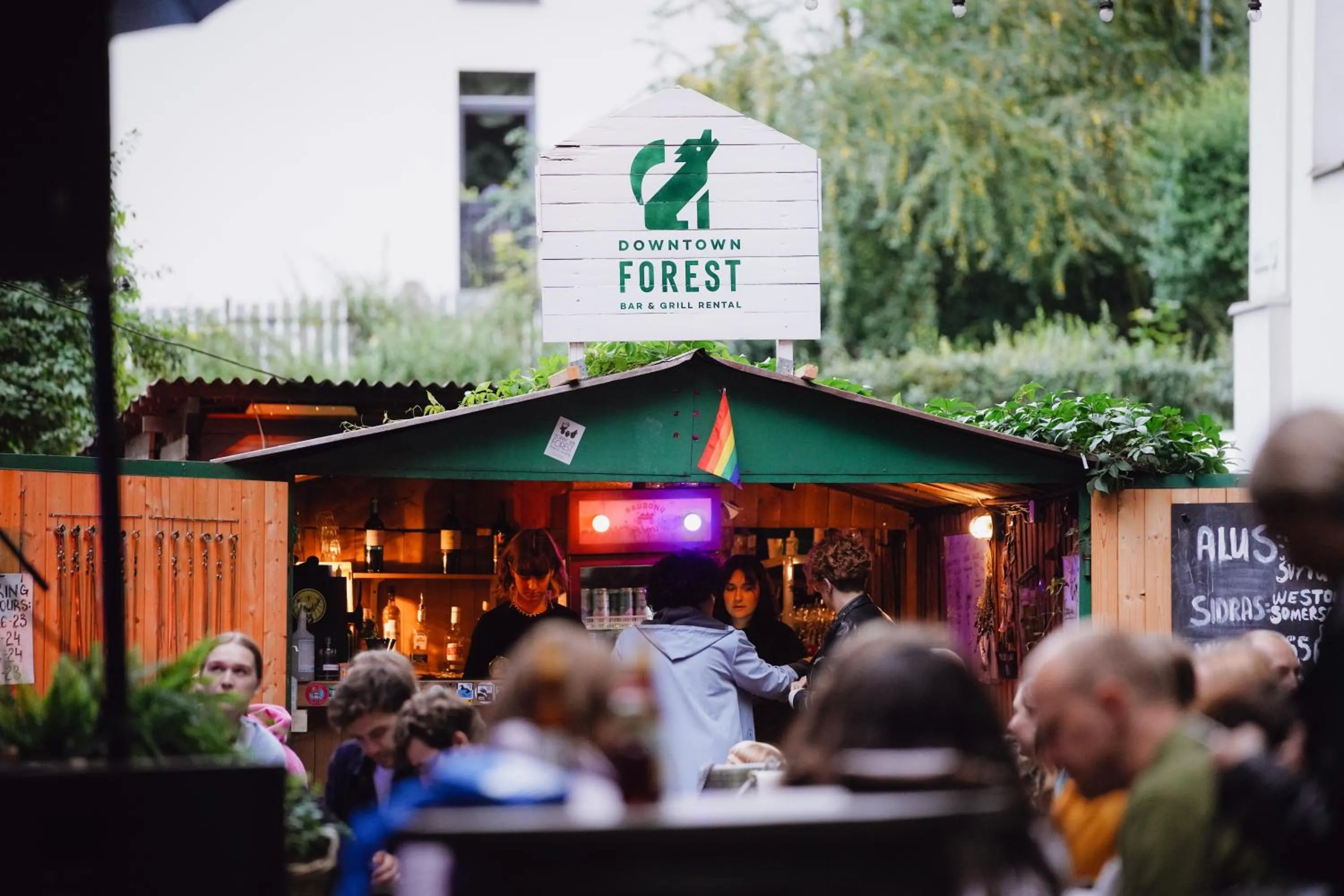 Lounge or bar in Downtown Forest Hostel & Camping