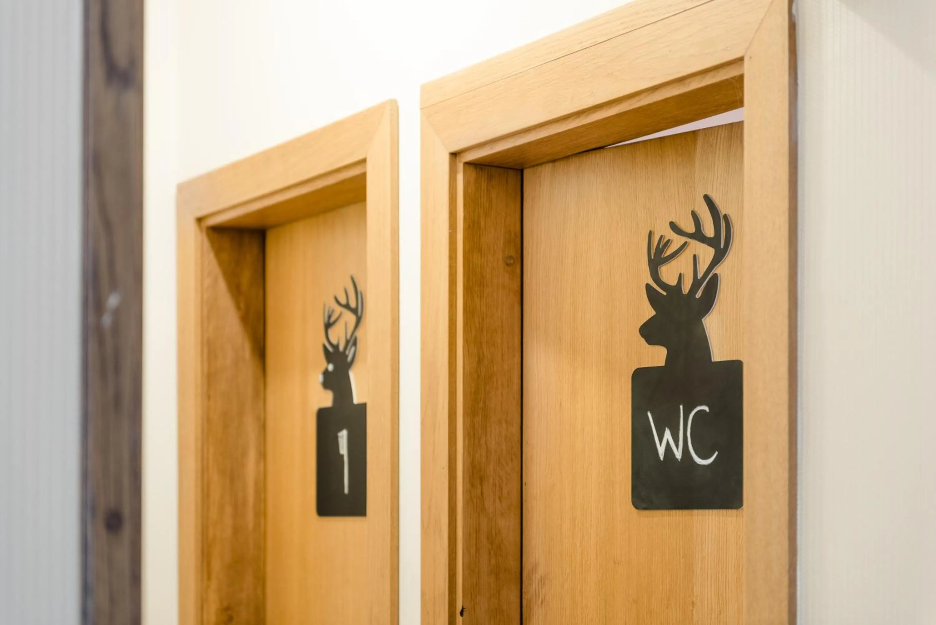 Bathroom in Downtown Forest Hostel & Camping