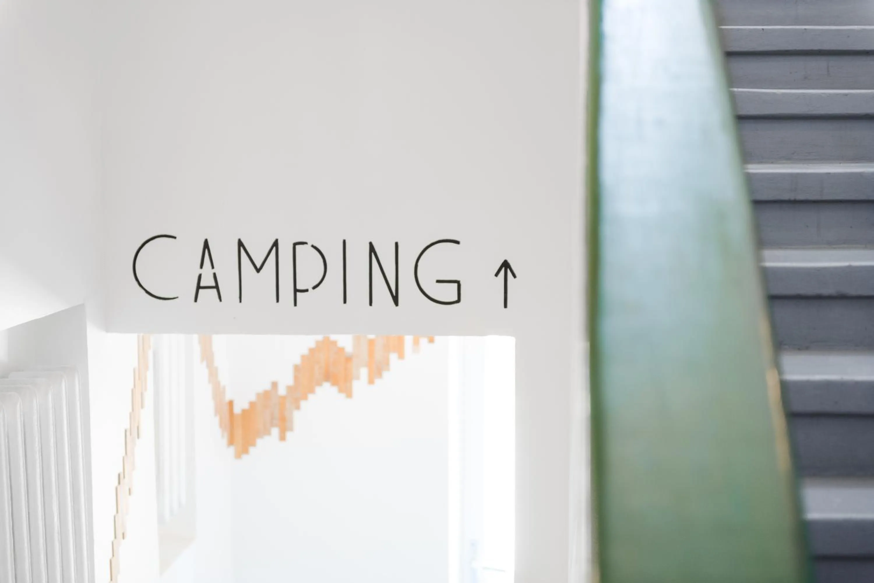 Decorative detail in Downtown Forest Hostel & Camping