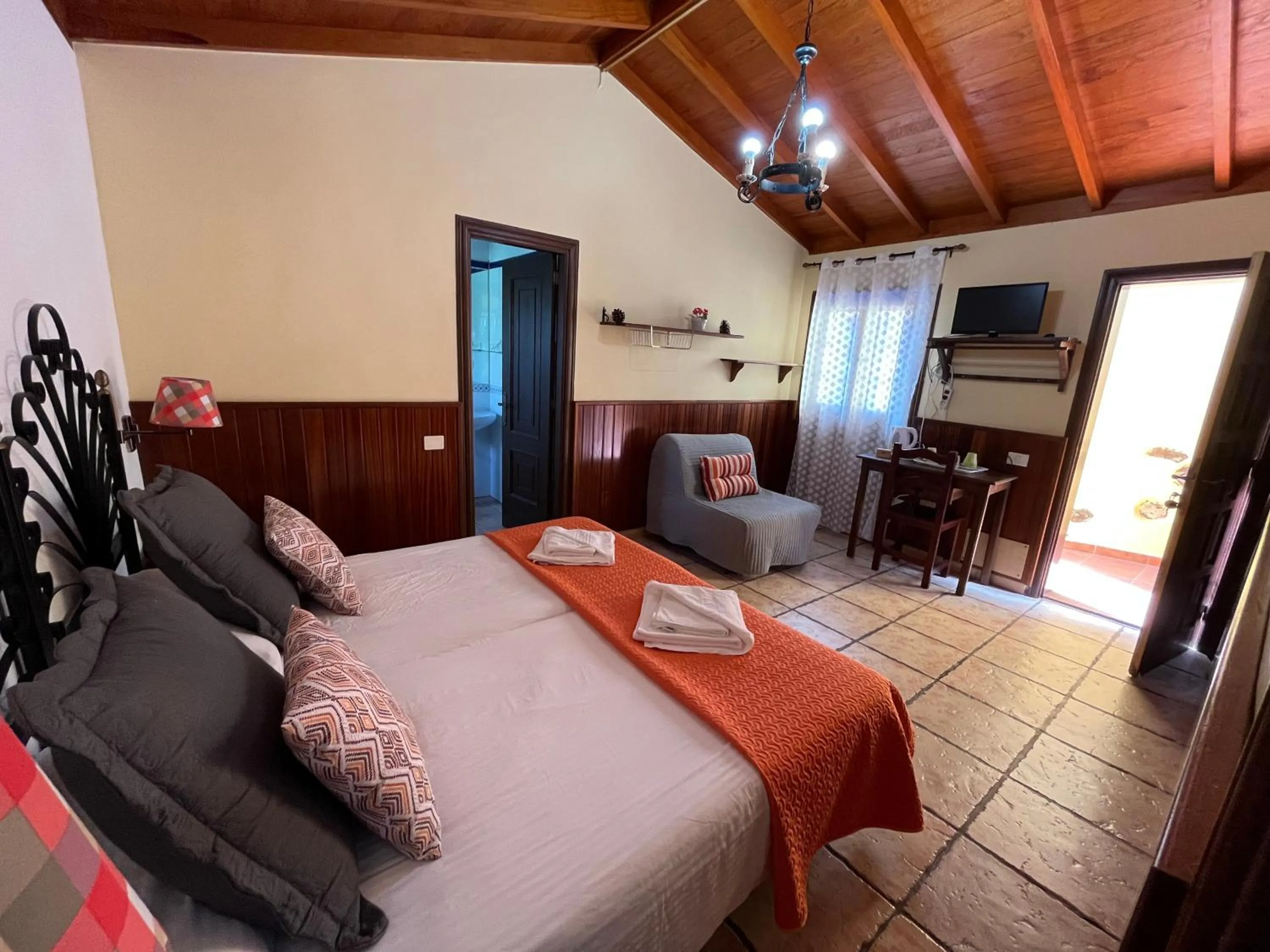 Bed in Hotel Rural Villa de Hermigua
