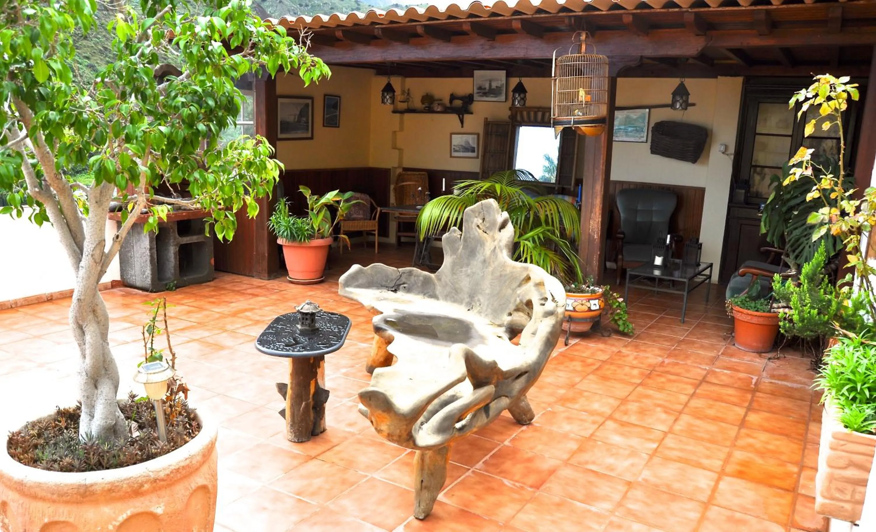 Patio in Hotel Rural Villa de Hermigua
