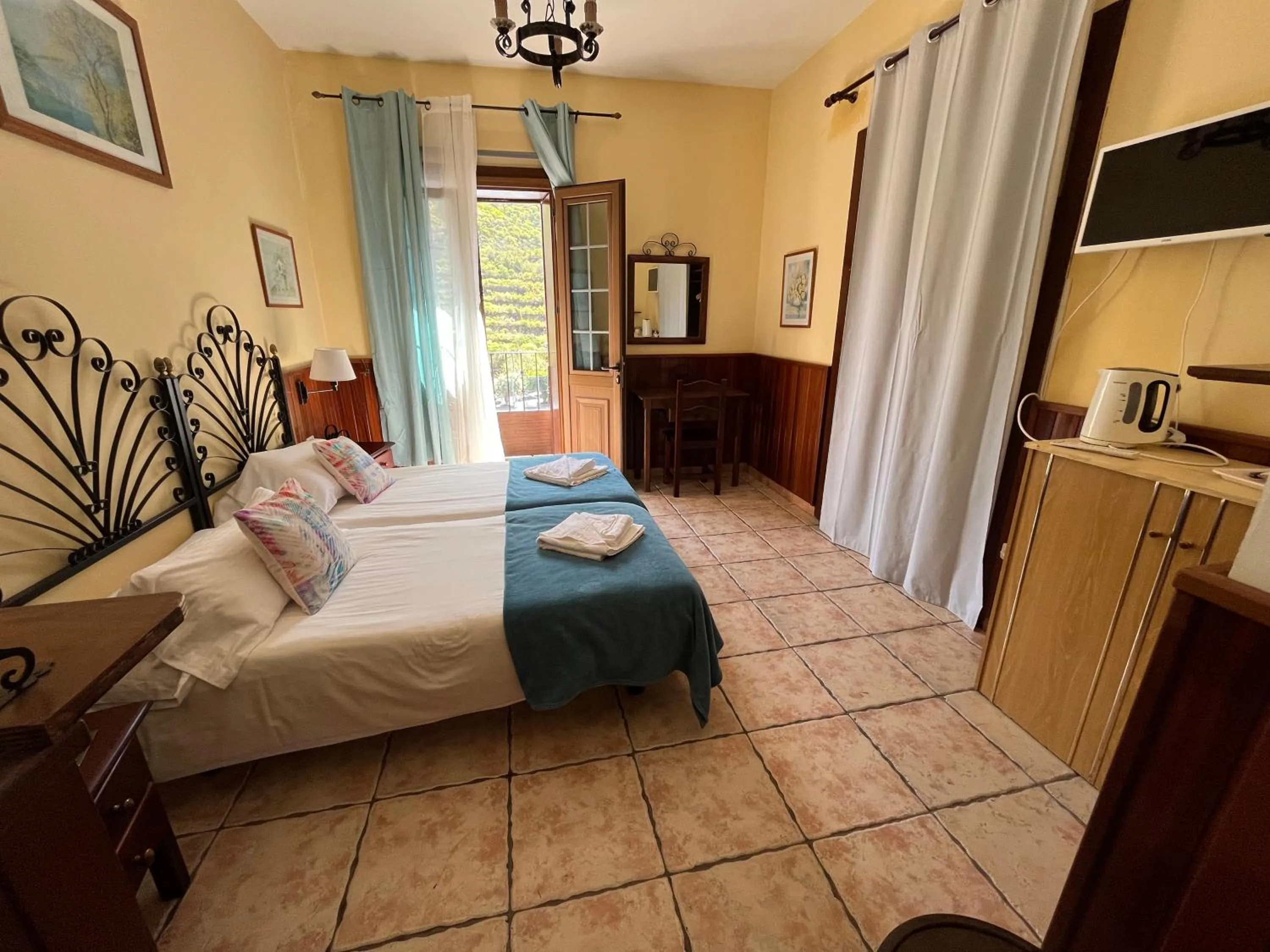 Bed in Hotel Rural Villa de Hermigua