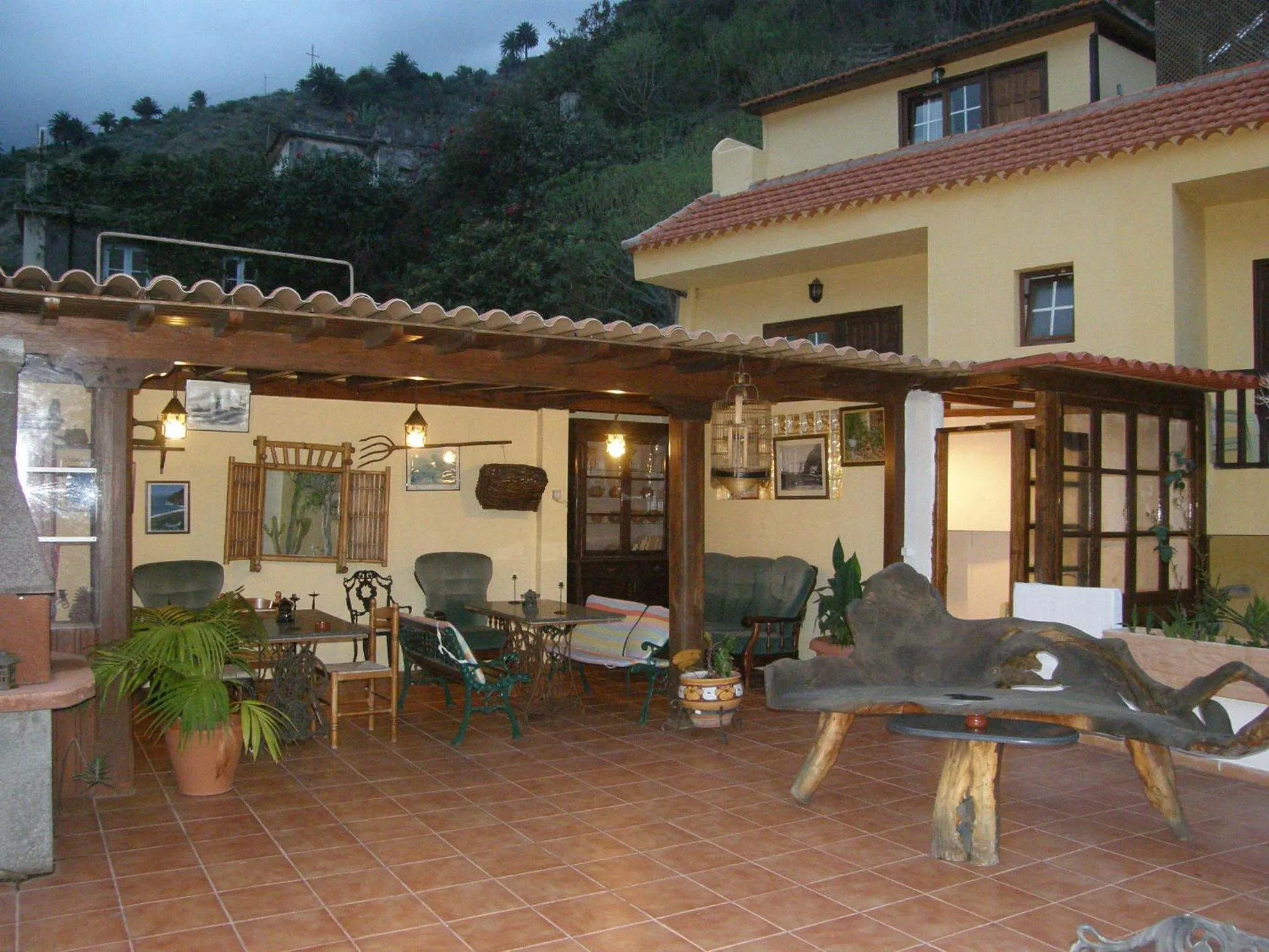 Patio in Hotel Rural Villa de Hermigua