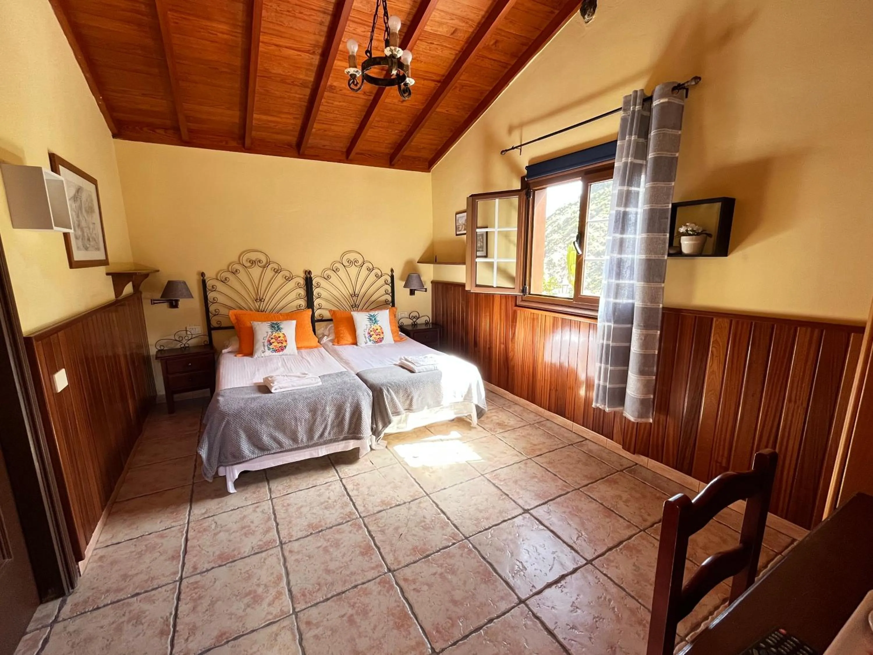 Bed in Hotel Rural Villa de Hermigua